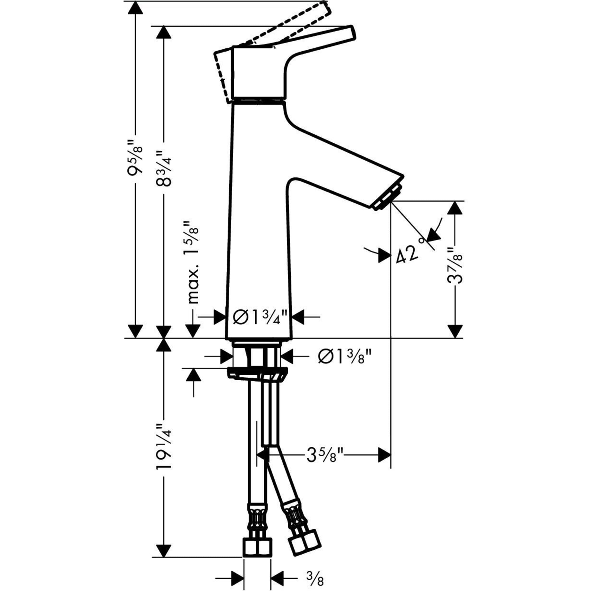 Hansgrohe 72025001 Roman-Tub-Faucets - View #2