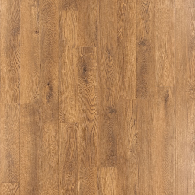Style Selections Acorn Oak 8.03-in W x 47.64-in L Laminate Flooring in the  Laminate Flooring department at Lowes.com