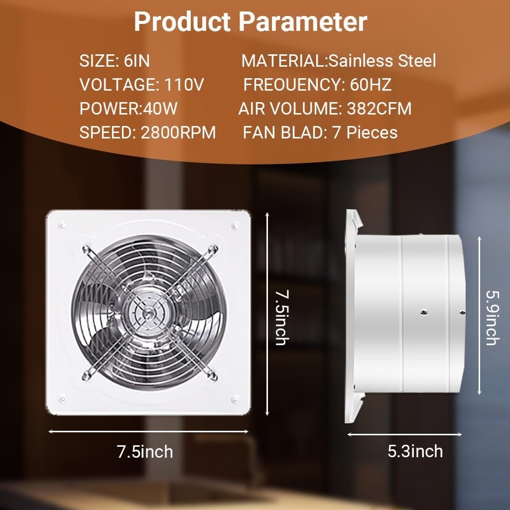 ITOPFOX LIT0508E25 Wall-Mounted-Fans - View #3