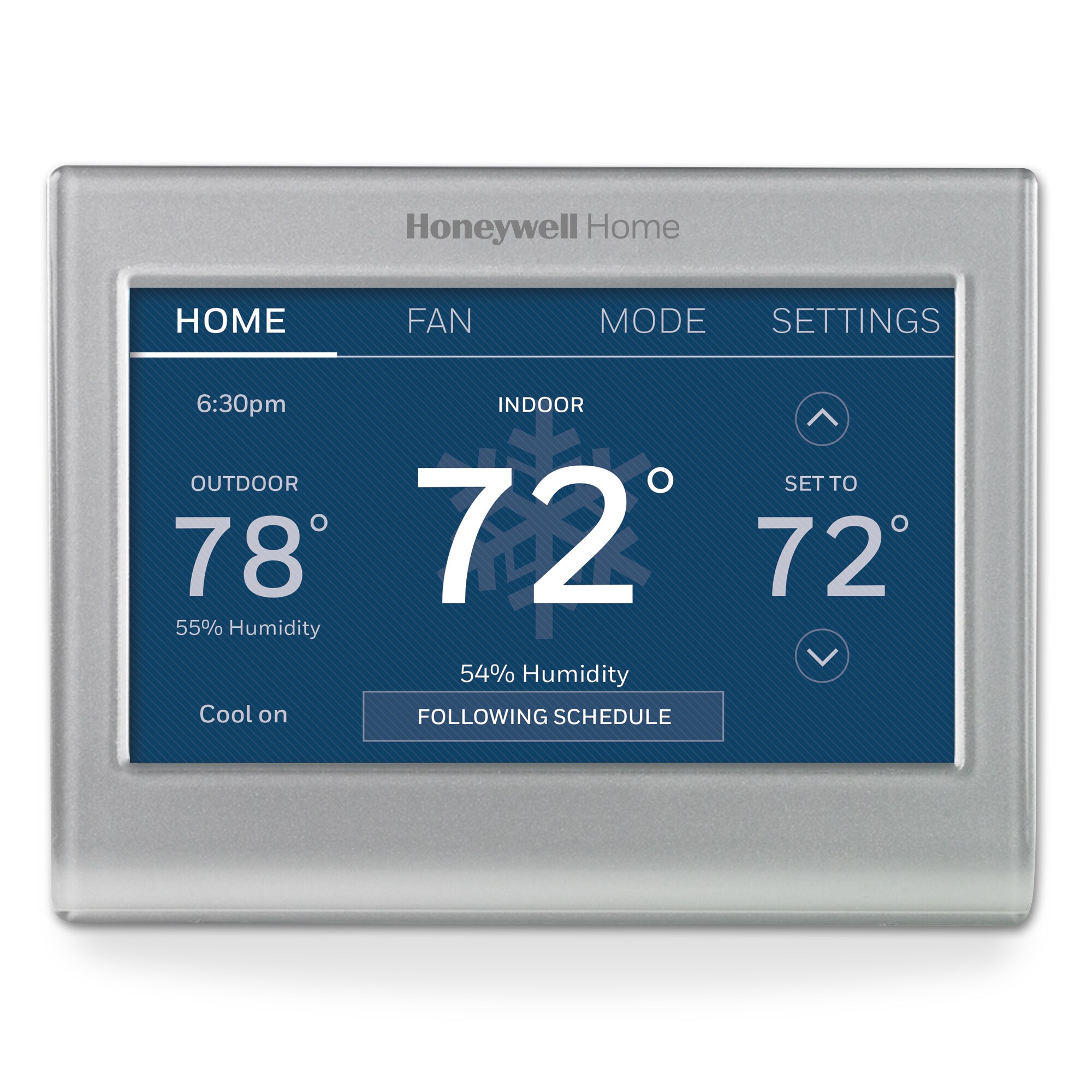 Honeywell Home Silver Thermostat with Wi-Fi Compatibility