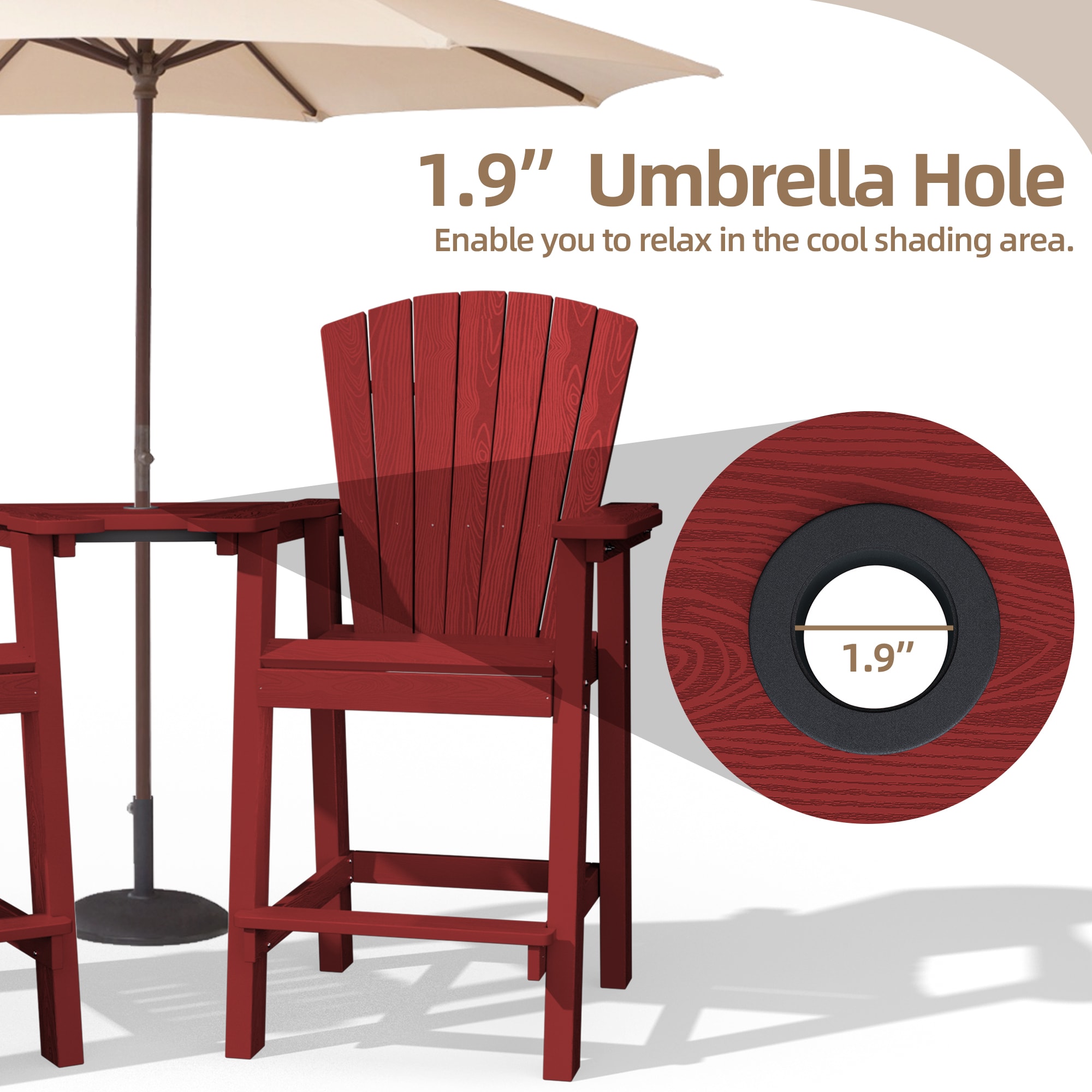 VOUA PESRLT-RD Patio-Chairs - View #5