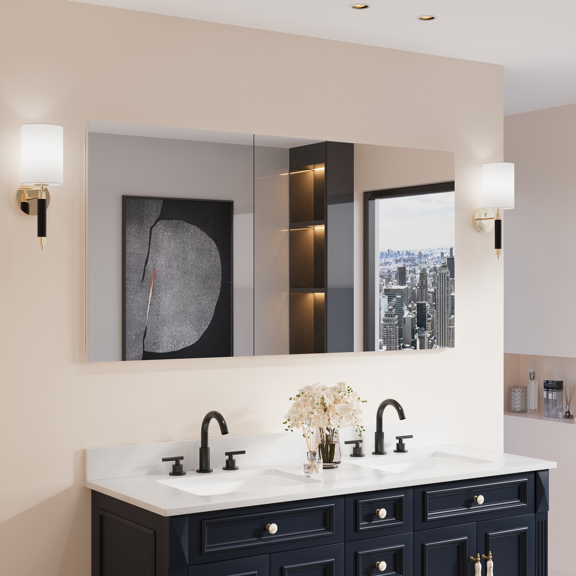 Forclover ARO-MC5030RLL Bathroom-Medicine-Cabinets - View #2