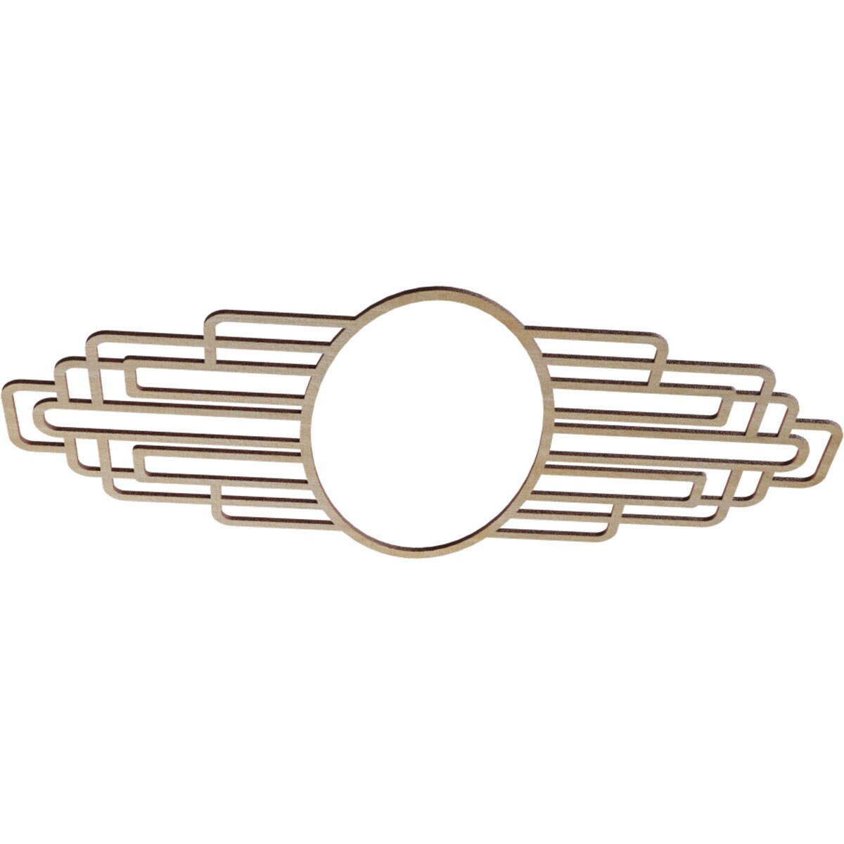 Ekena Millwork CMWP38X19X0250EBHI Ceiling-Medallions - View #2