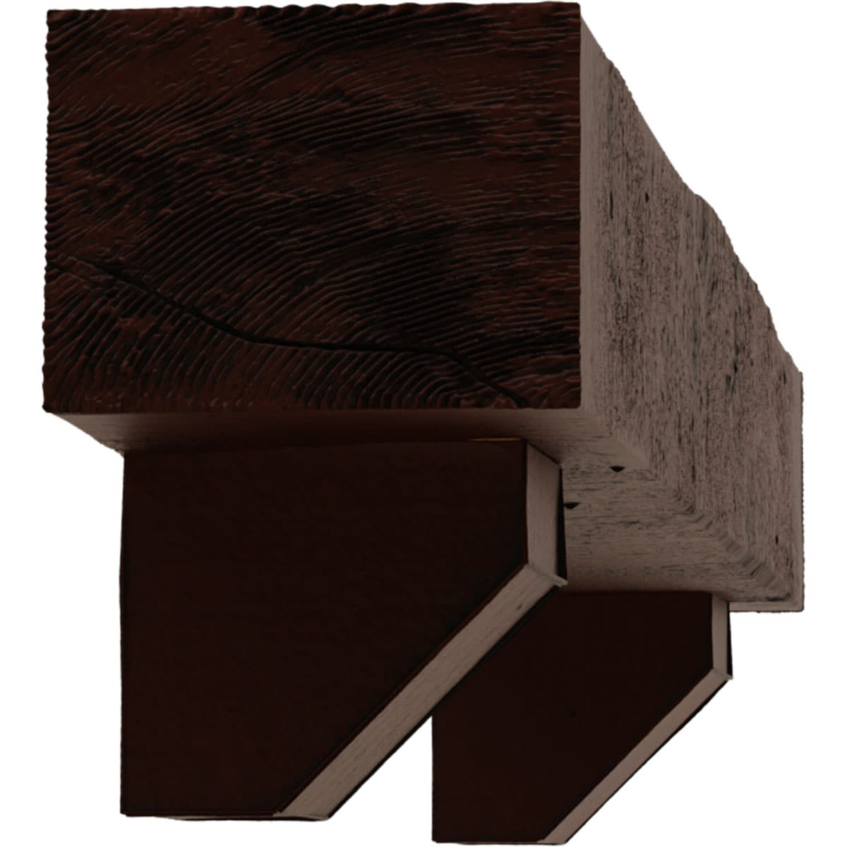 Ekena Millwork MANURC06X10X36ASPE Mantel-Shelves - View #4