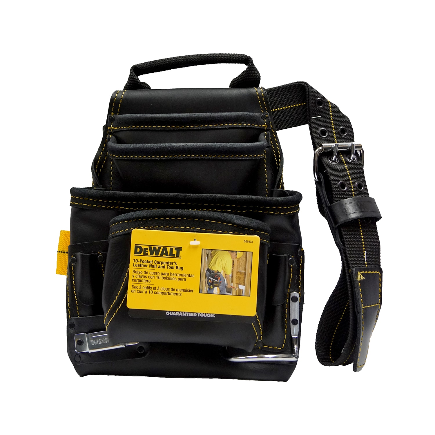 DEWALT Leather General Construction Tool Pouch in the Tool Pouches