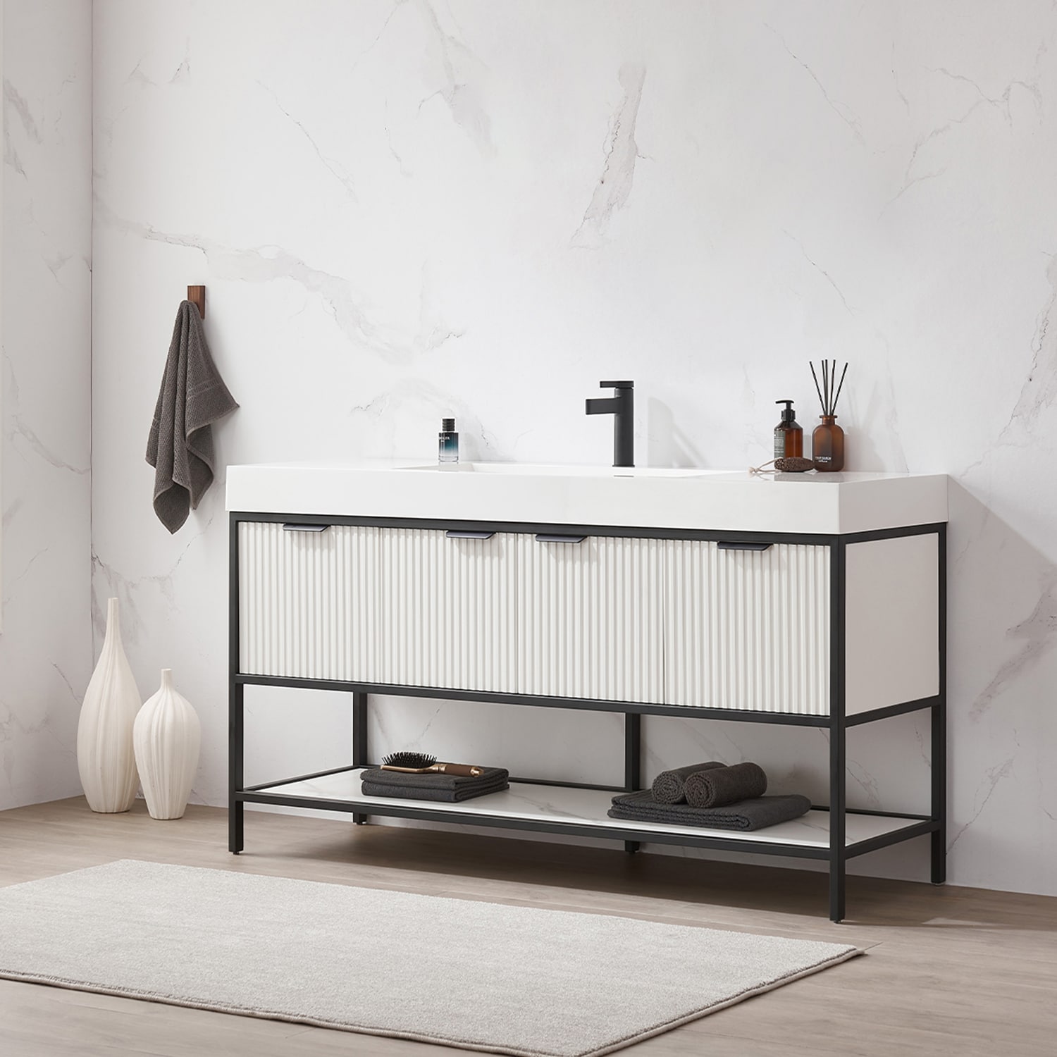 Vinnova 705260-WH-WH-NM Bath-Vanity-Combo - View #2