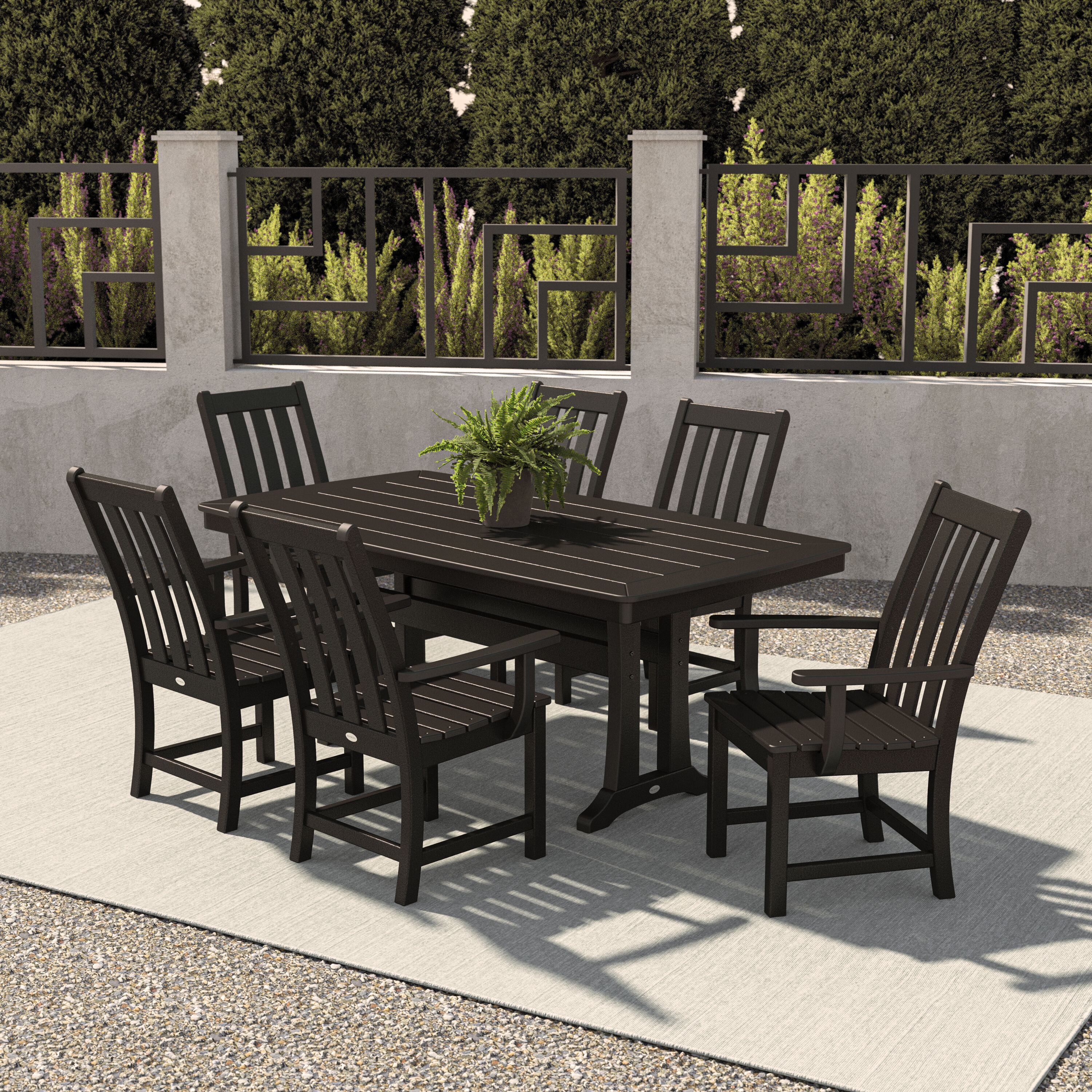 POLYWOOD PWS407-1-GY Patio-Dining-Sets - View #2