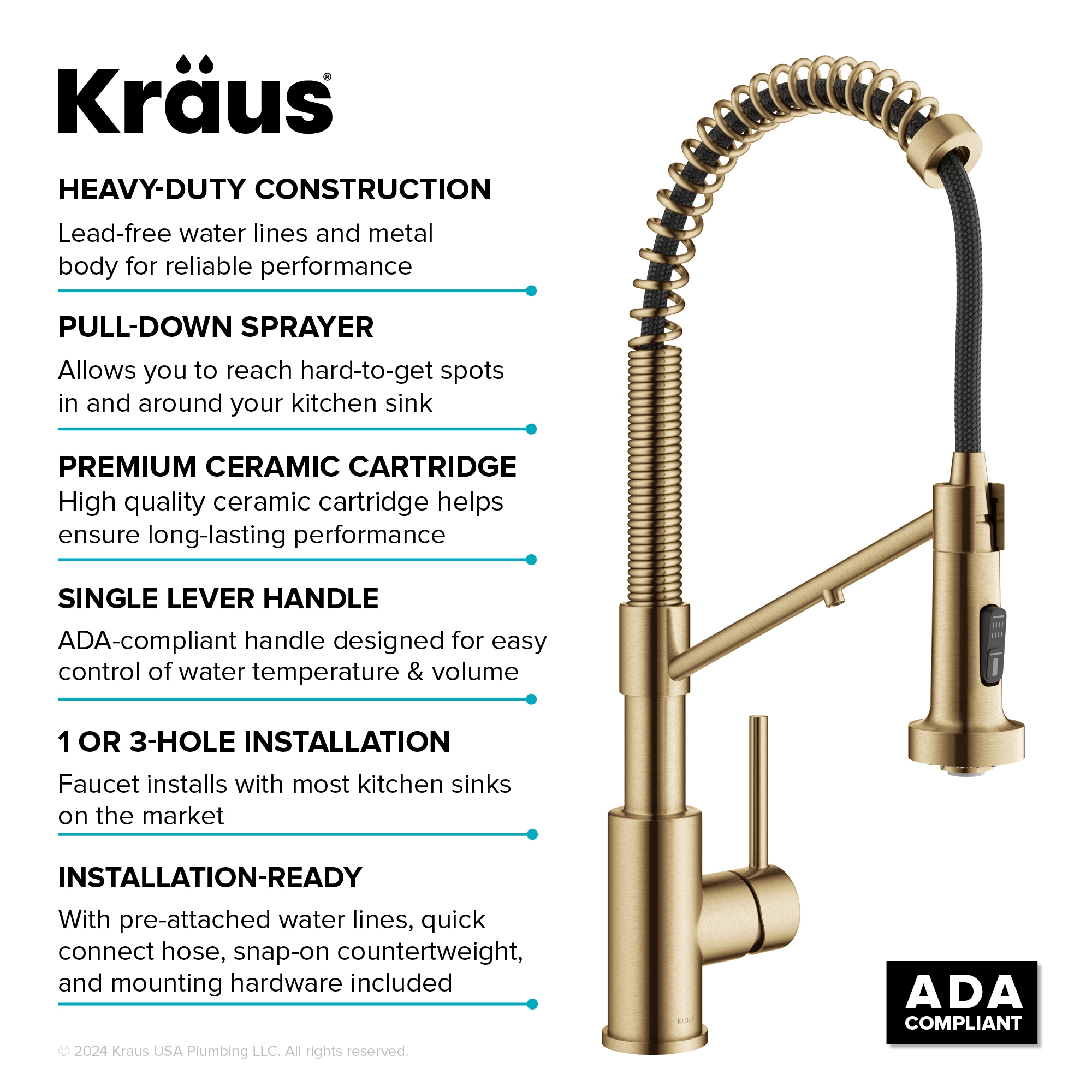 Kraus KFF-1610BB Kitchen-Faucets - View #16