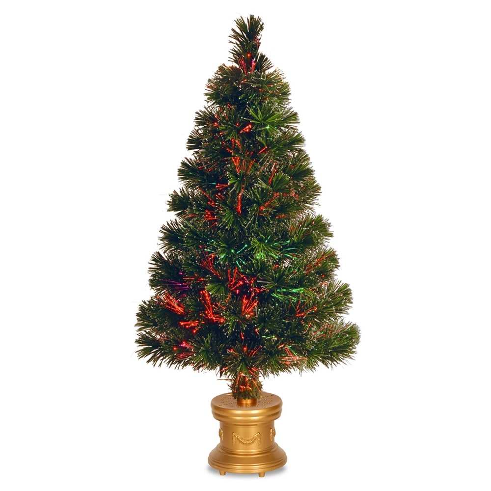 National Tree Company SZEX7-100L-32-1 2.67-Feet Pre-lit Artificial Christmas Tree with White LED Lights