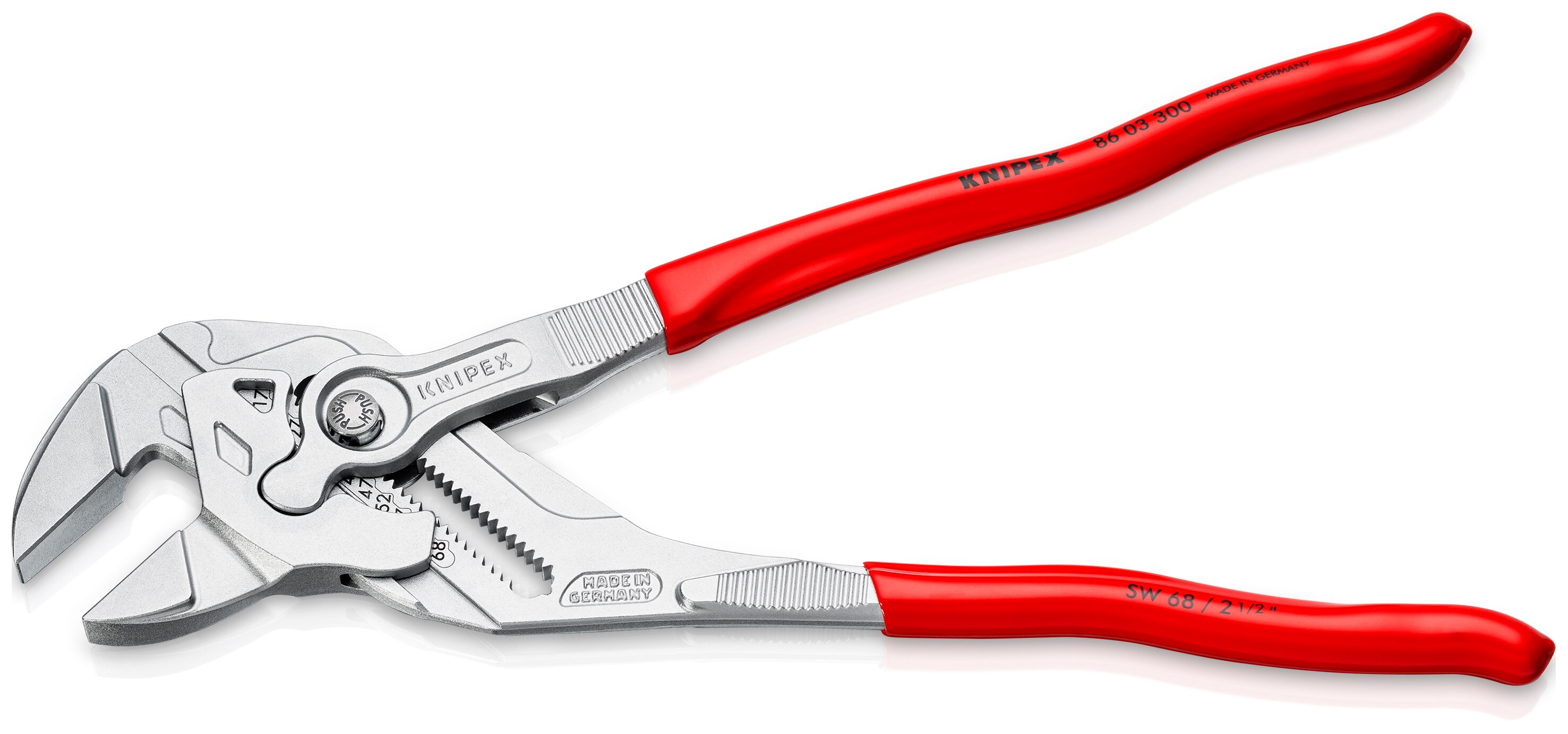KNIPEX 11.9-in Dipped Handle Pliers Wrench in the Pliers