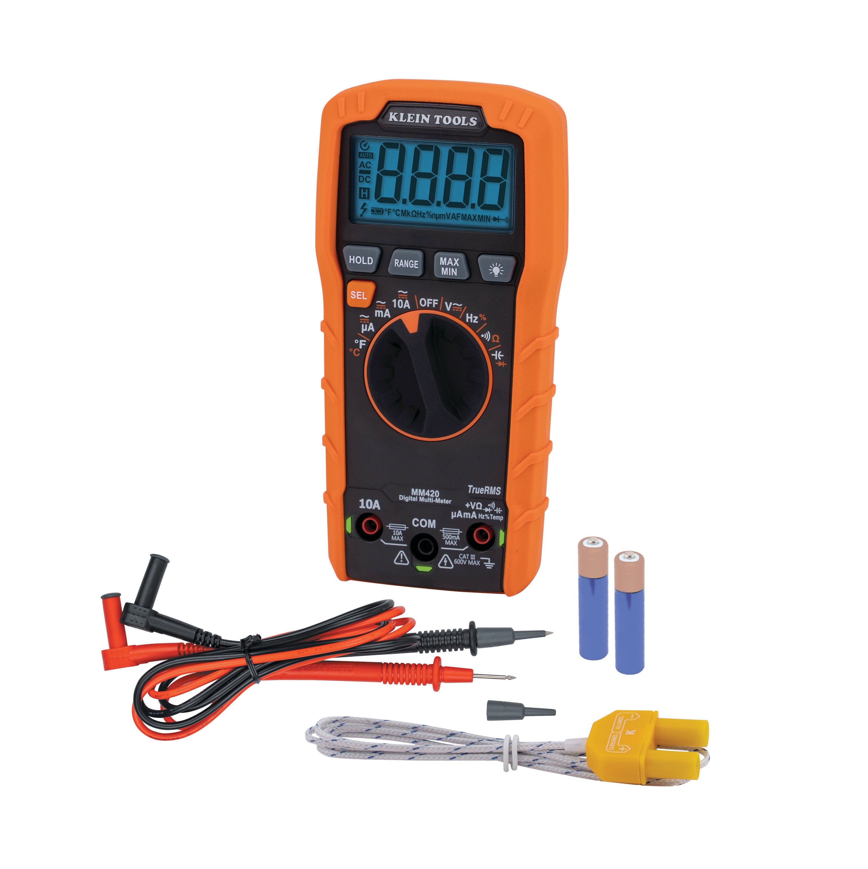 IDEAL Non-contact Lcd Ac/Dc Multimeter 10 Amp 1000-Volt in the