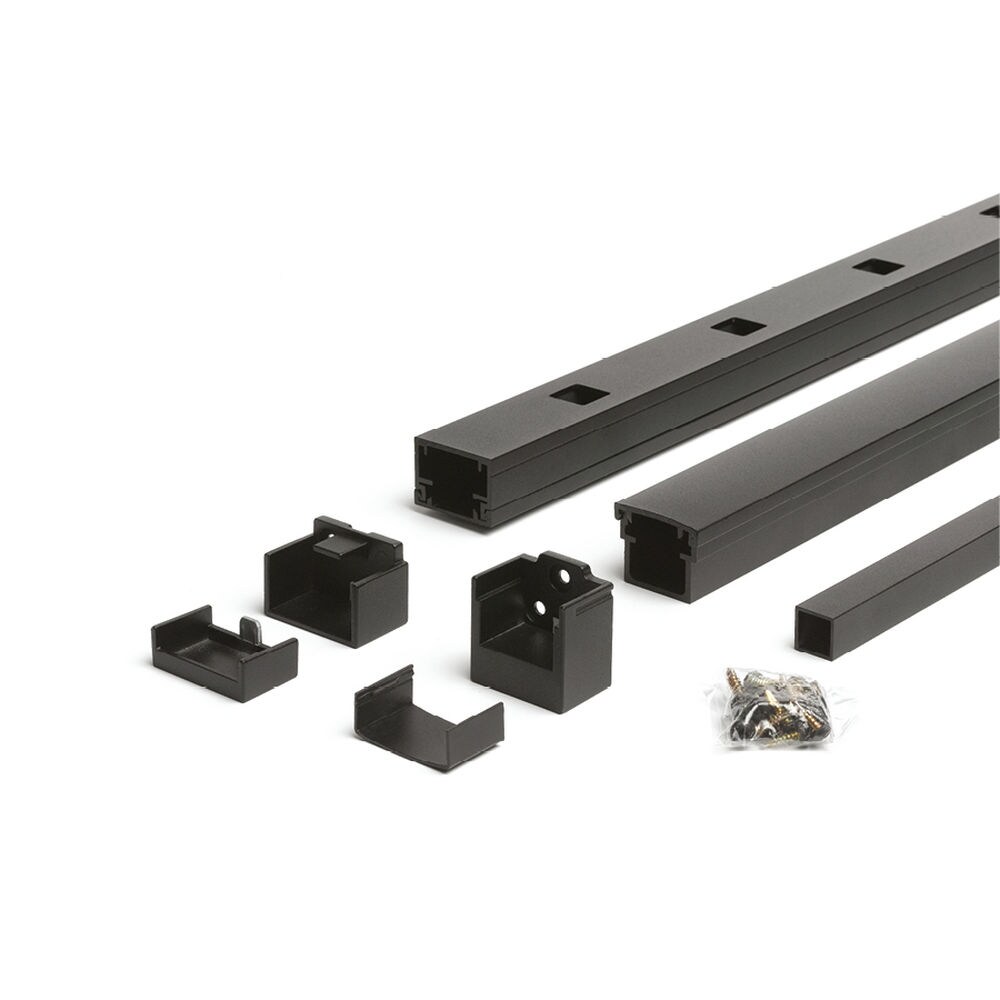 Trex 780116 SignatureSignature Railing 6.0-ft x 42.0-in Charcoal Black Aluminum Deck Rail Kit
