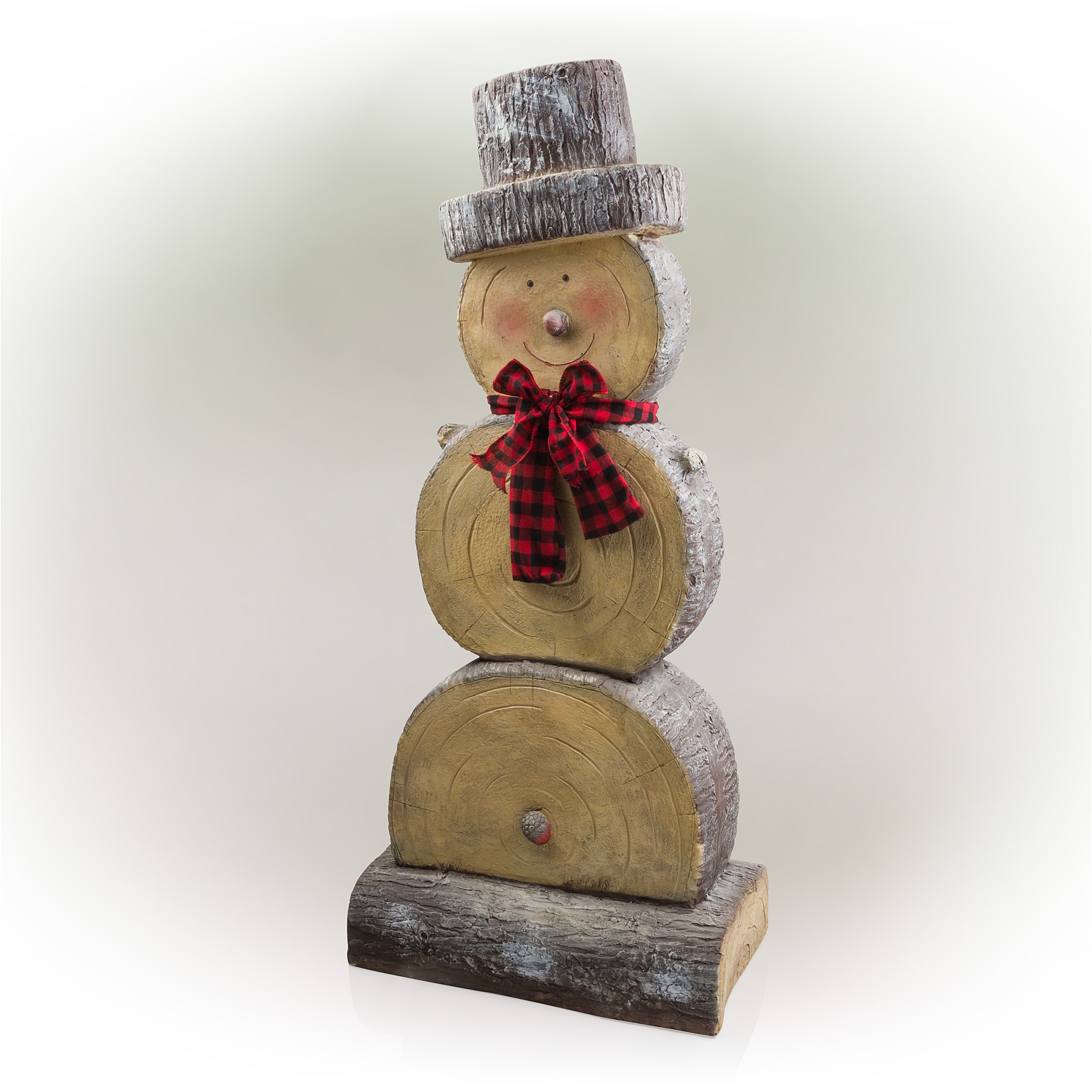 Alpine Corporation 46-in Figurine Snowman Christmas Decor in the ...