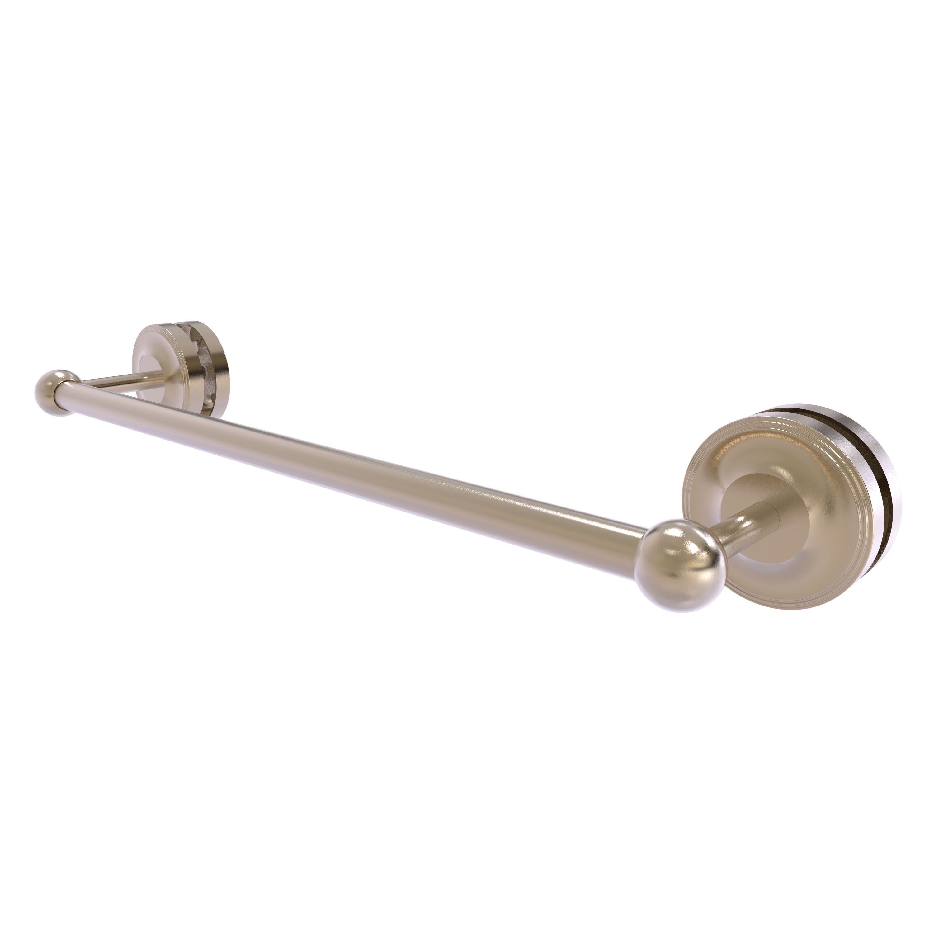 Allied Brass PR-41-SM-18-PEW Prestige Regal 18-in Antique Pewter Wall mount Single Towel Bar