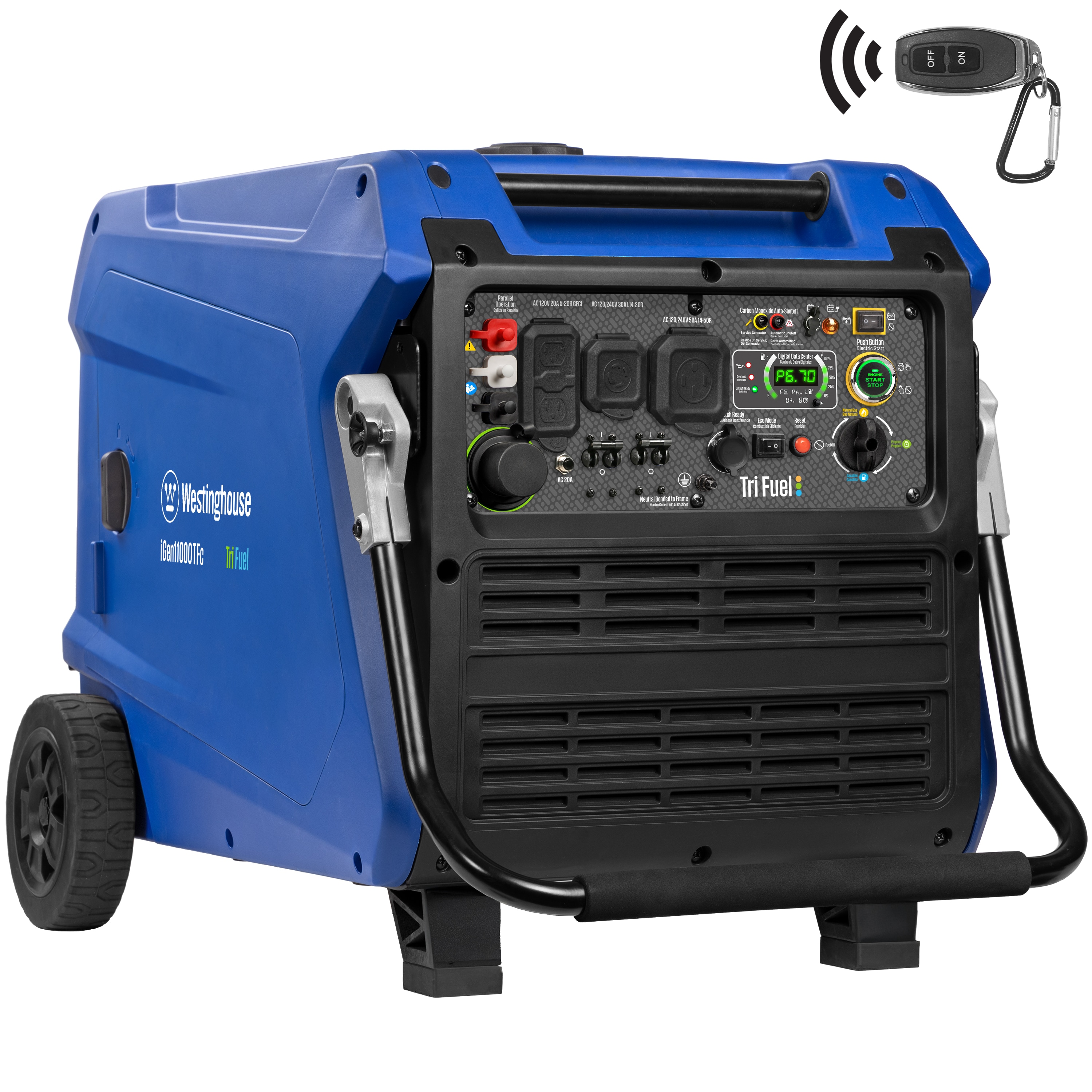 Inverter Generators Fuel Type Gasoline/Liquid propane/Natural gas