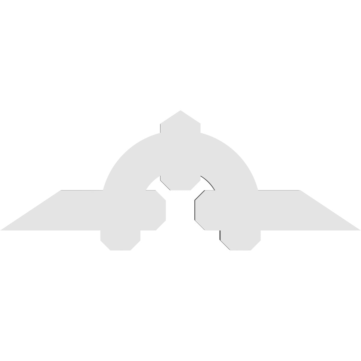 Ekena Millwork GBP036X12X0204ERI00 Exterior-Brackets-Braces - View #4
