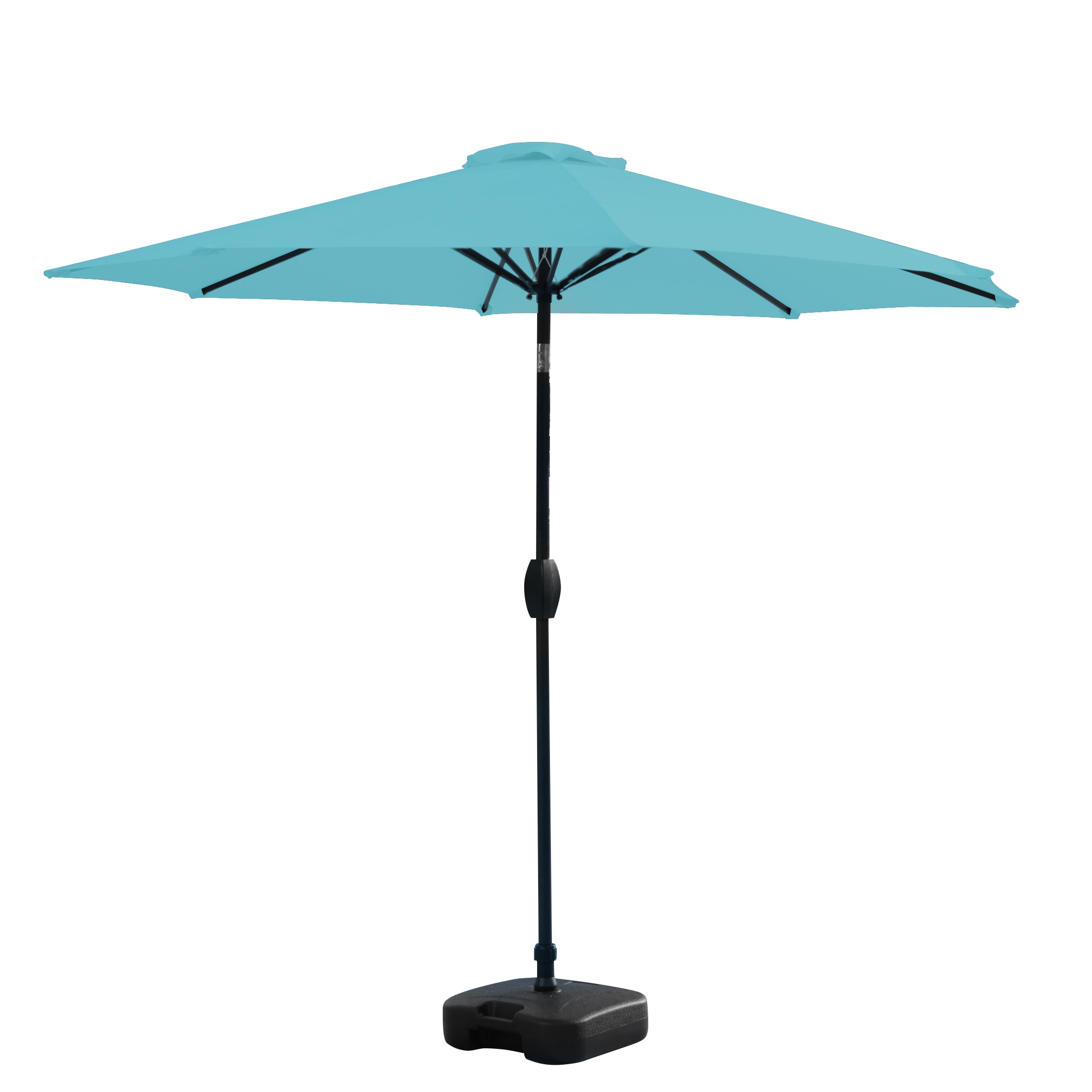 Westin Furniture 9-ft Steel Push-button Tilt Garden Patio Umbrella with ...