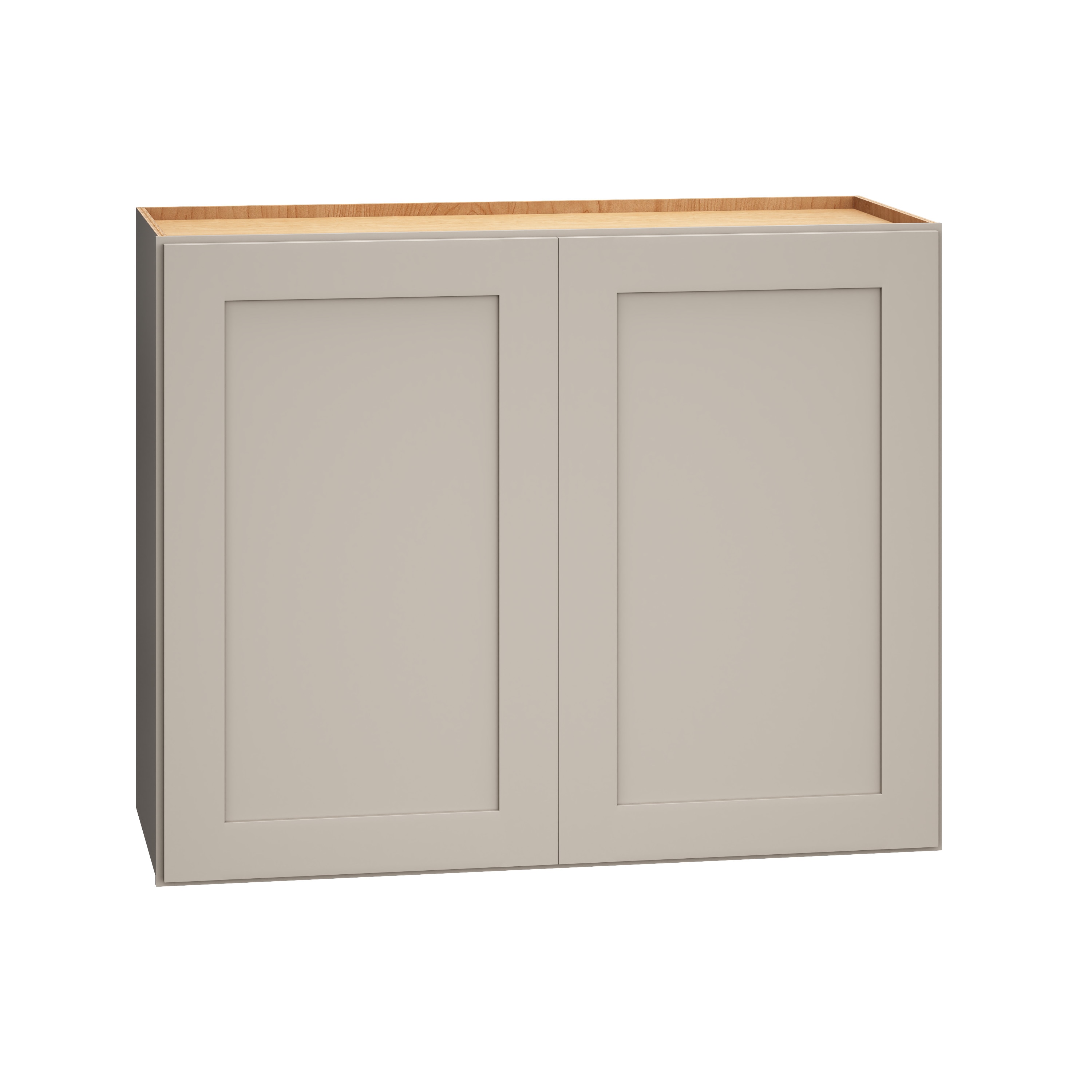 RELIABILT 333 W3024 Pinnacle 30-in W x 24-in H x 12-in D Gray Wall Fully assembled Plywood Cabinet (Recessed Panel Slab)
