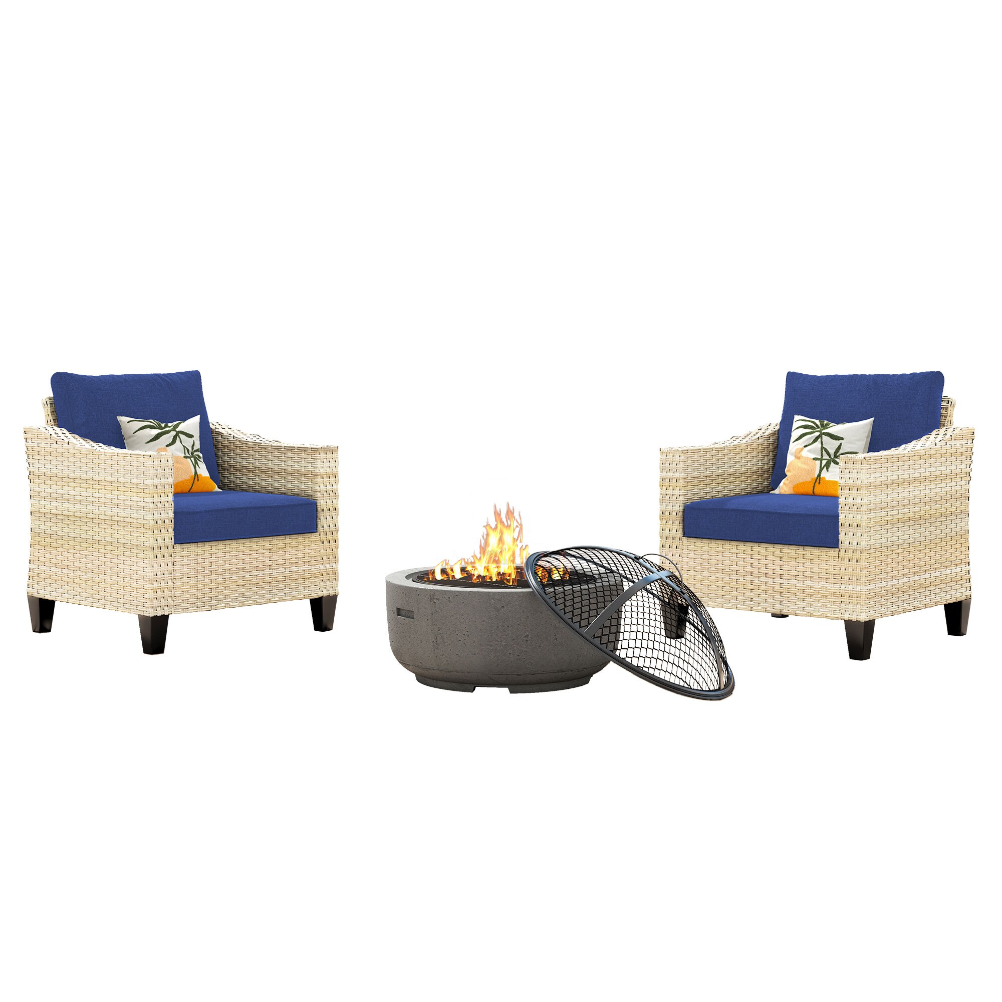 Pouuin SDAR702 Patio-Conversation-Sets - View #10