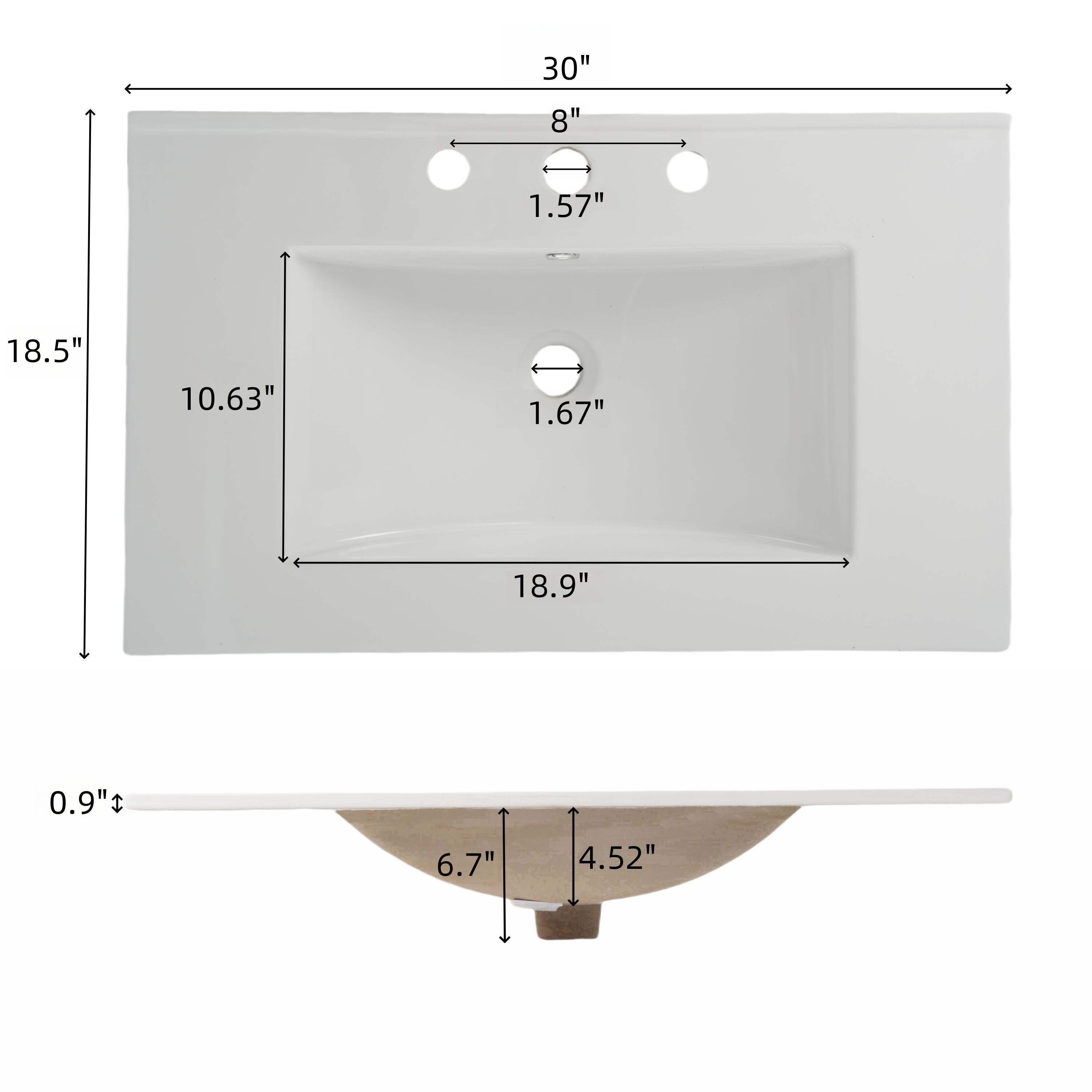 WELLFOR EXMC-2026L3 Bath-Vanity-Combo - View #10