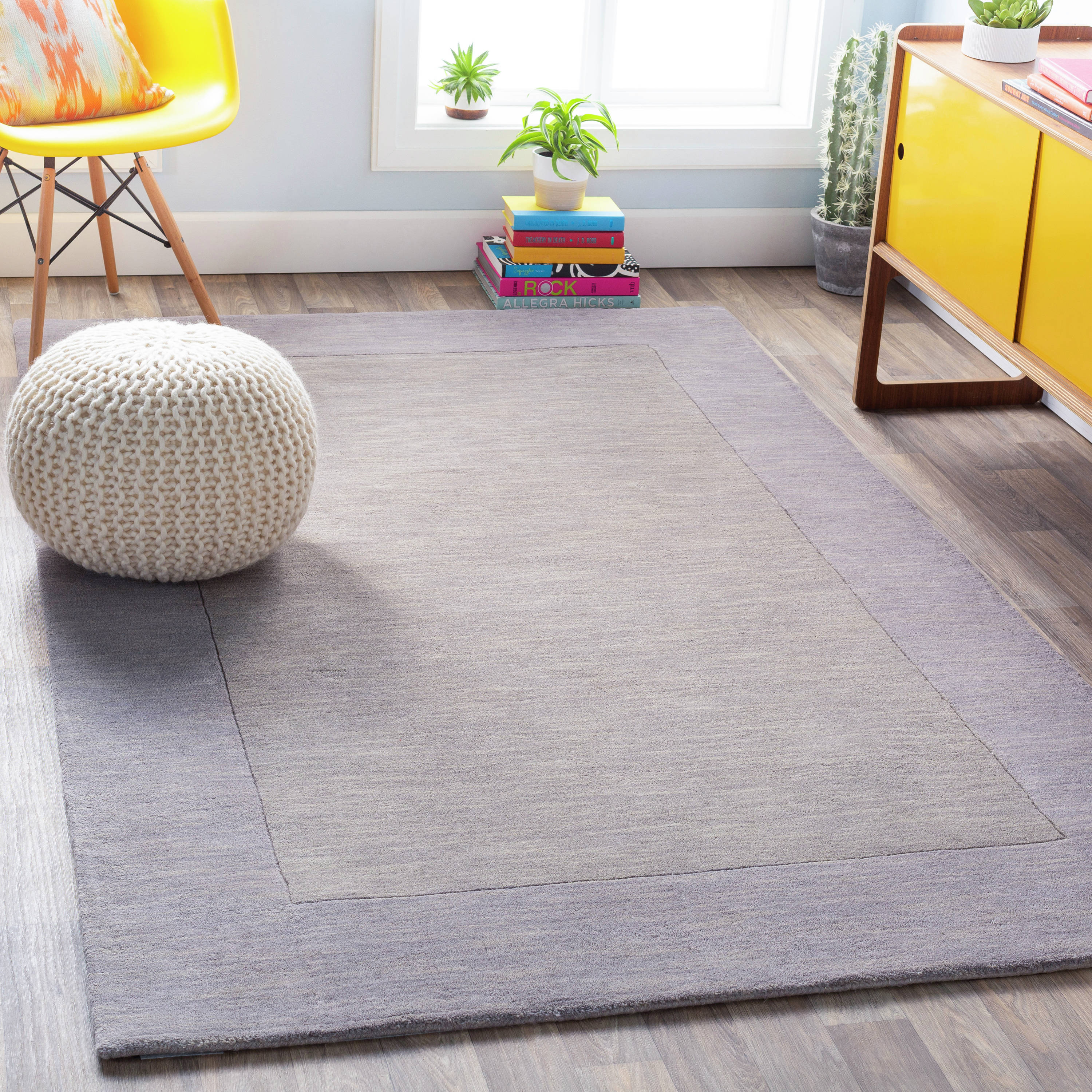 Livabliss M312-268 Mystique 2 x 8 (ft) Loomed Wool Taupe Rectangular Indoor Solid Runner rug