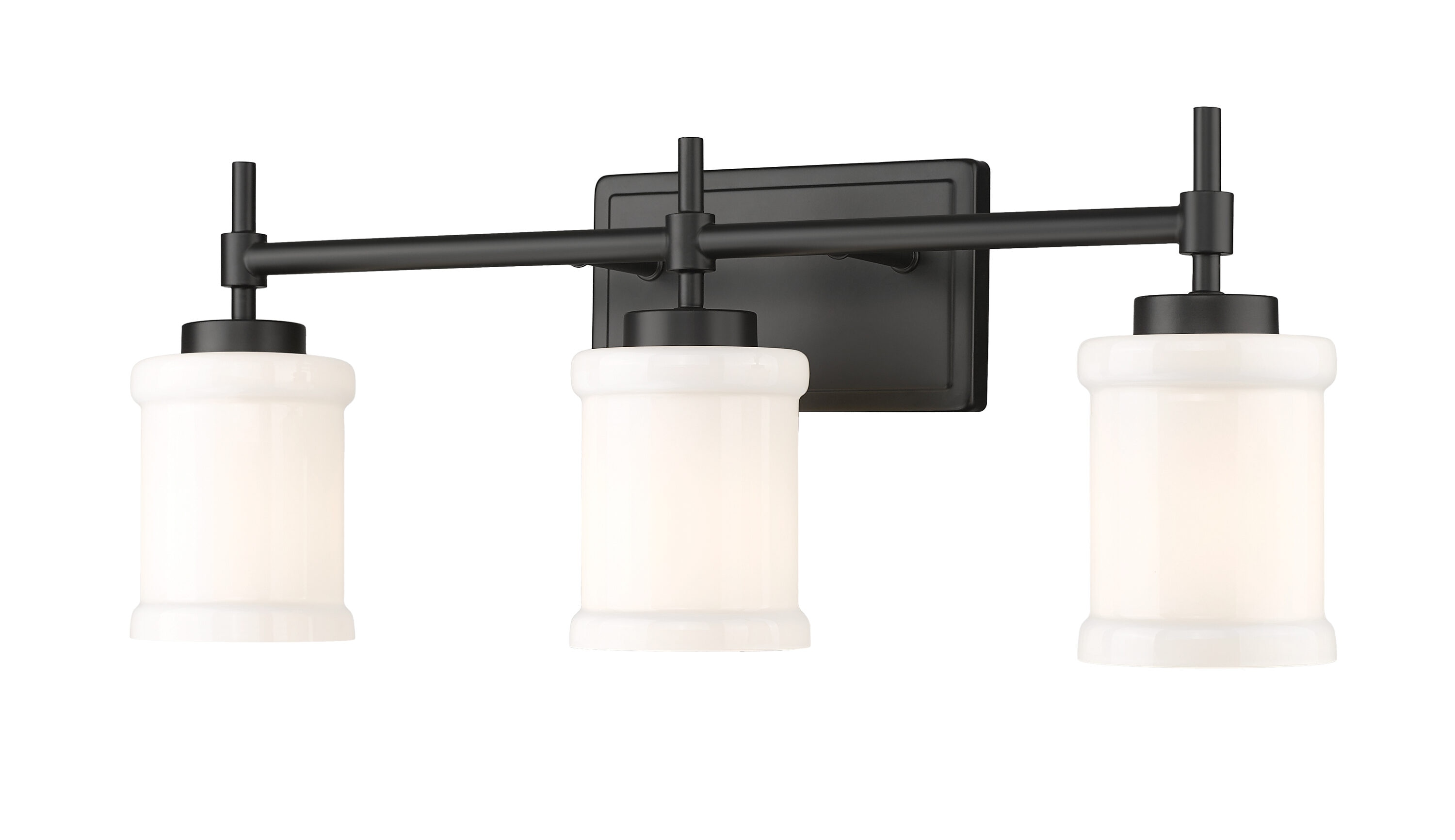 Z-Lite 622-3V-MB Cadoc 23.5-in 3 -Light Matte Black Transitional Vanity light