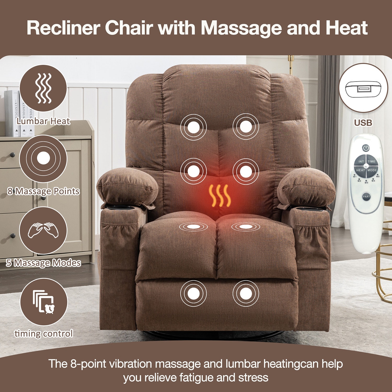 GZMR GZ-QN8050-BL recliners - View #4