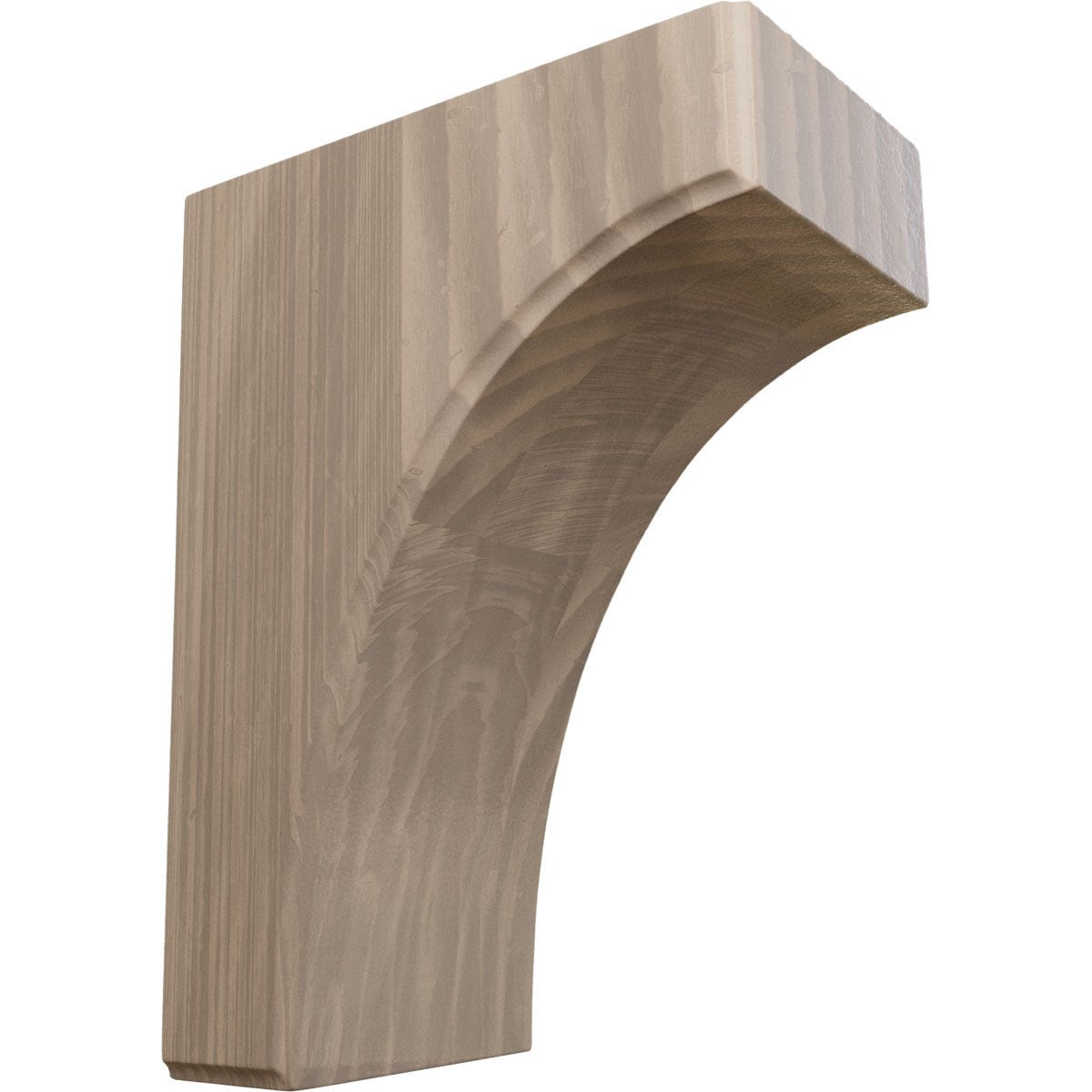 Ekena Millwork BKTW04X06X08CVWA Clarksville 3-1/2-in x 6-in x 8-in Walnut Wood Standard Bracket