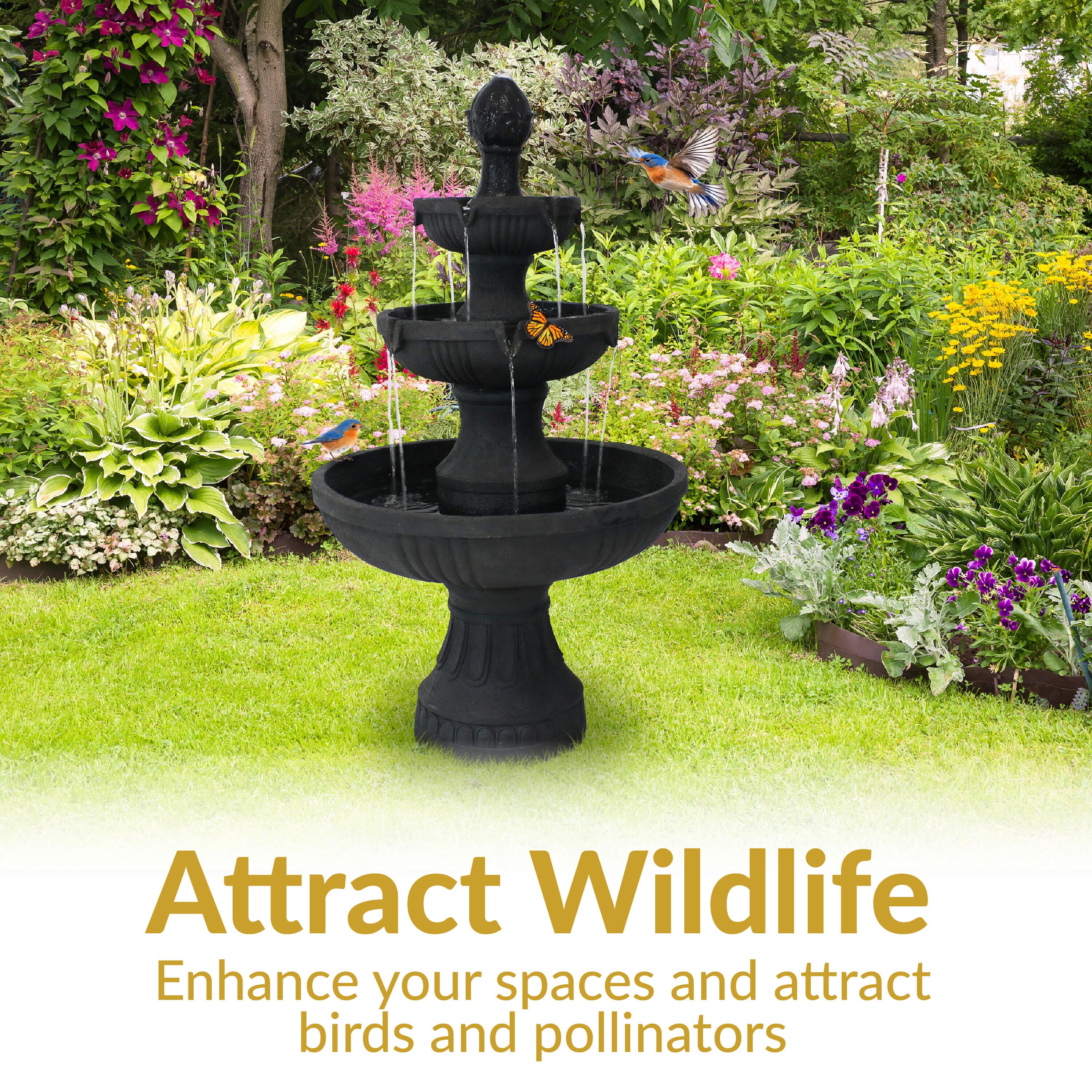 Sunnydaze Decor FC-73643-BLK fountains - View #5