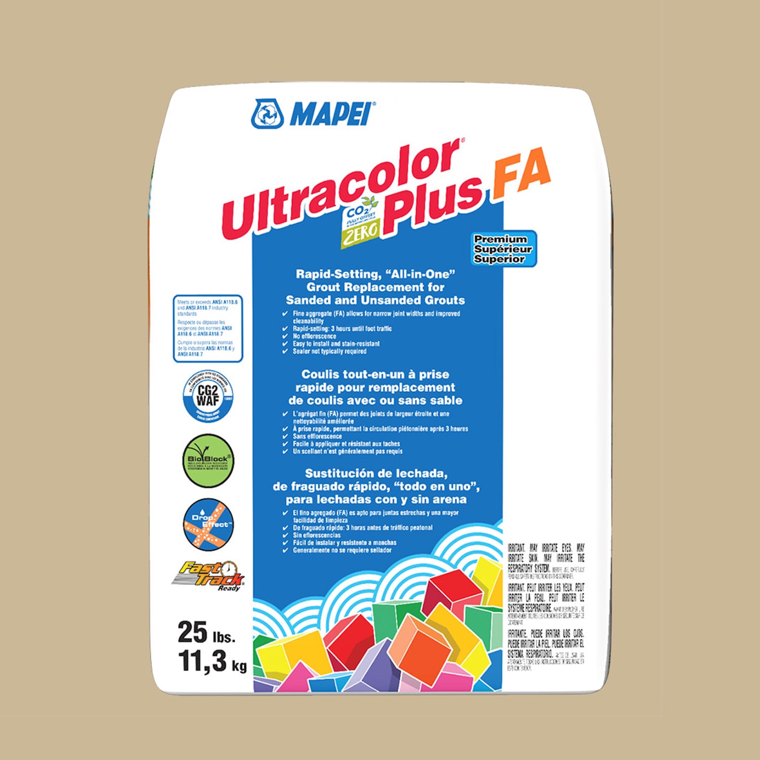 MAPEI 6BU500611 Ultracolor Plus FA Harvest #5006 All-in-one Grout (25-lb)