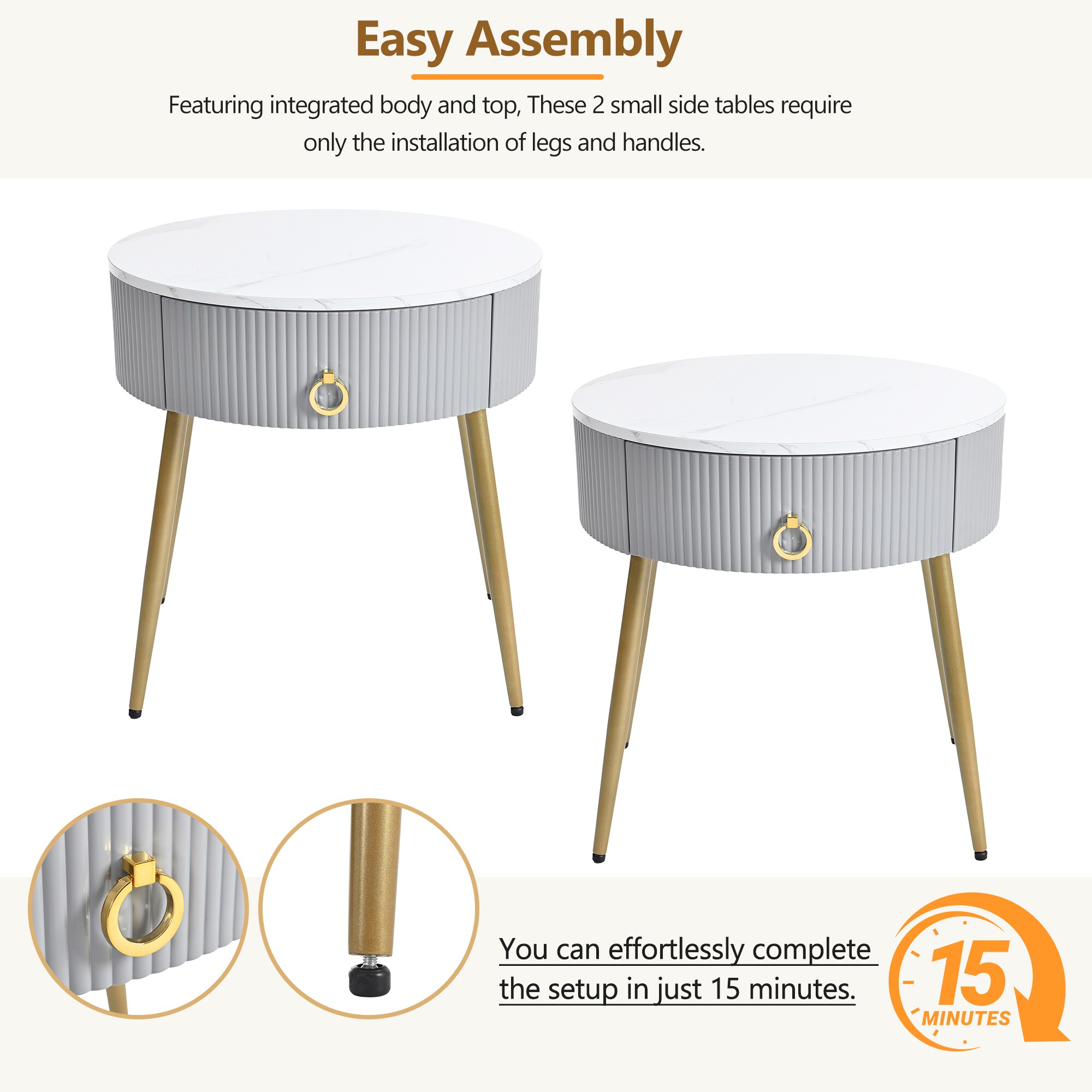 ModernLuxe N721P173248E Coffee-Tables - View #3