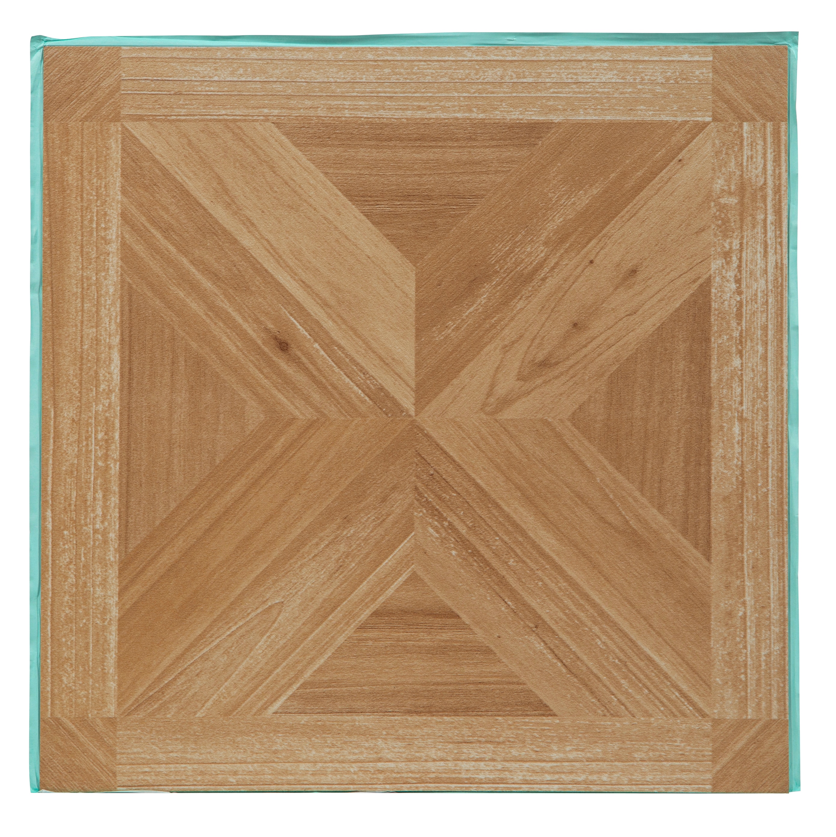 Style Selections Maple Parquet 12-in x 12-in Water Resistant Peel and ...