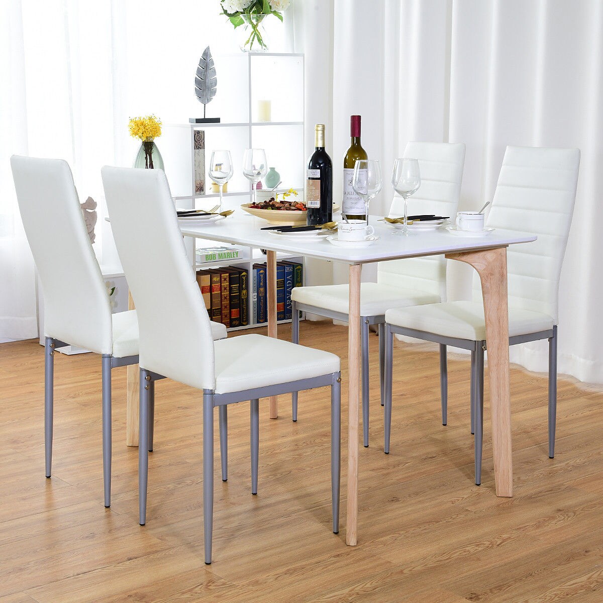 Goplus HW52019WH Dining-Chairs - View #7