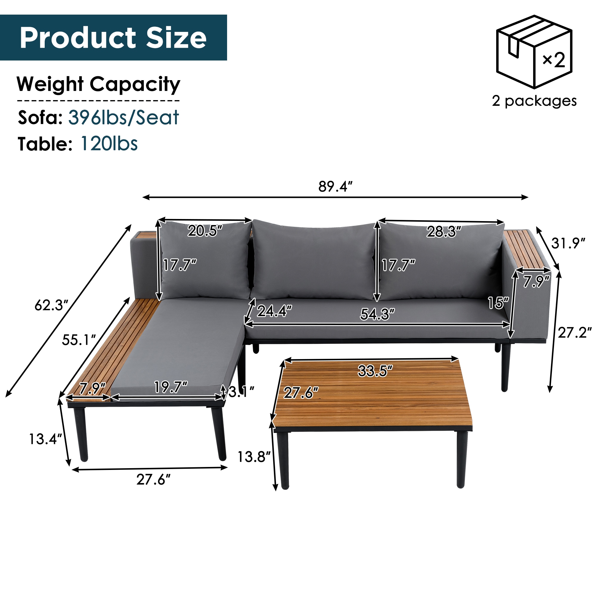 SINOFURN SYB670001BN Patio-Sofas-Daybeds - View #5