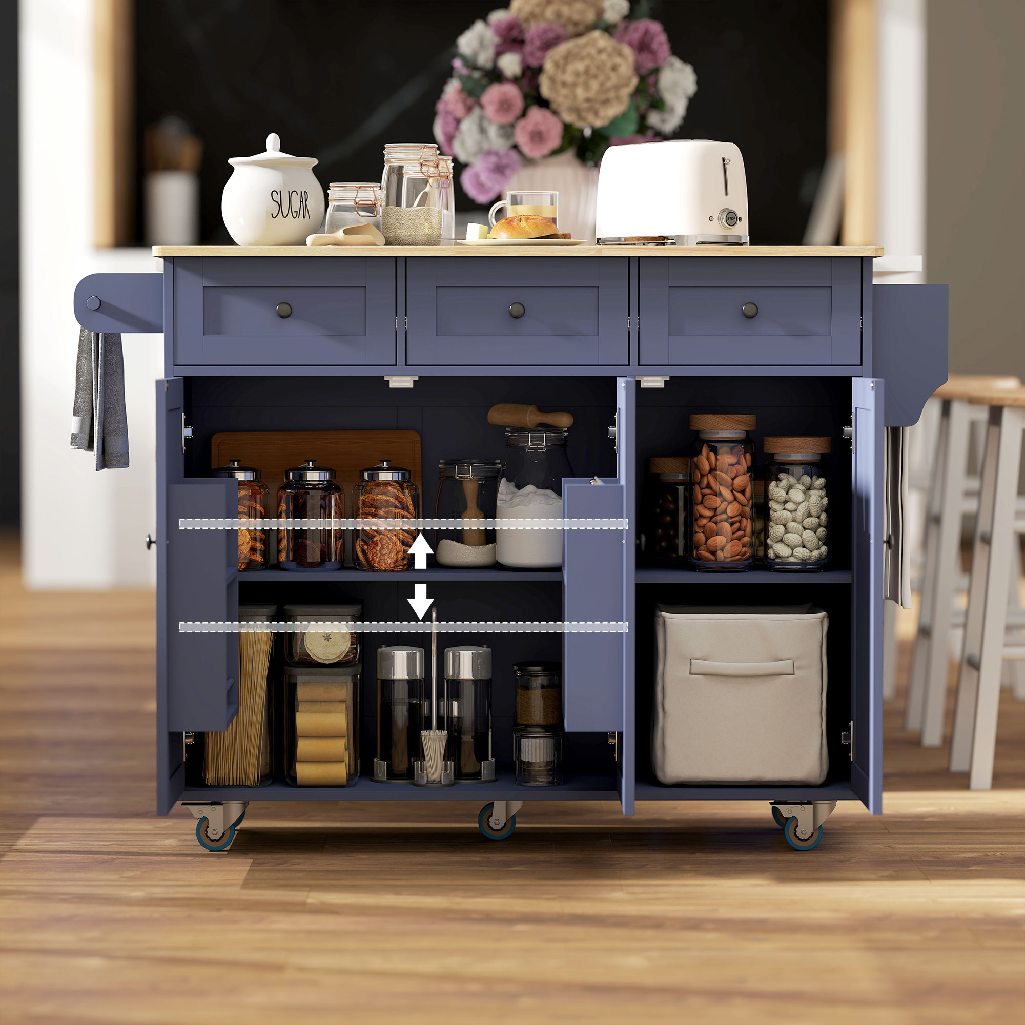 HomCom 801-391V80DB Kitchen-Furniture - View #7