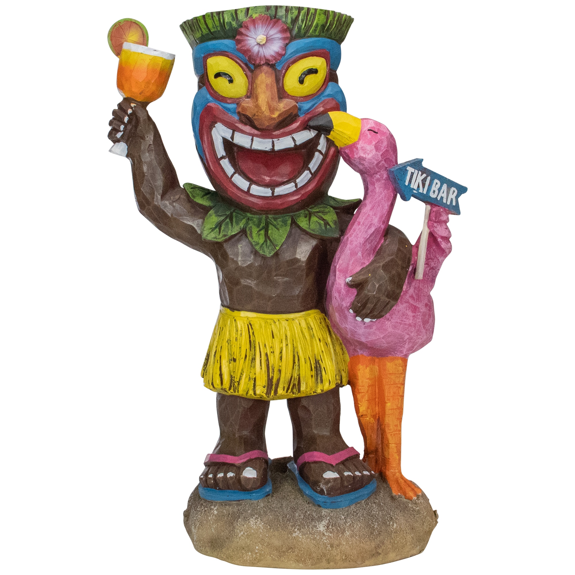 Northlight 34739301 16-in H x 11-in W Brown Garden Statue