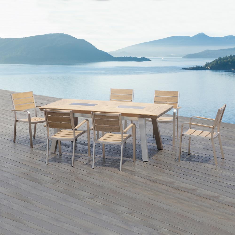 pompano 7 piece dining set