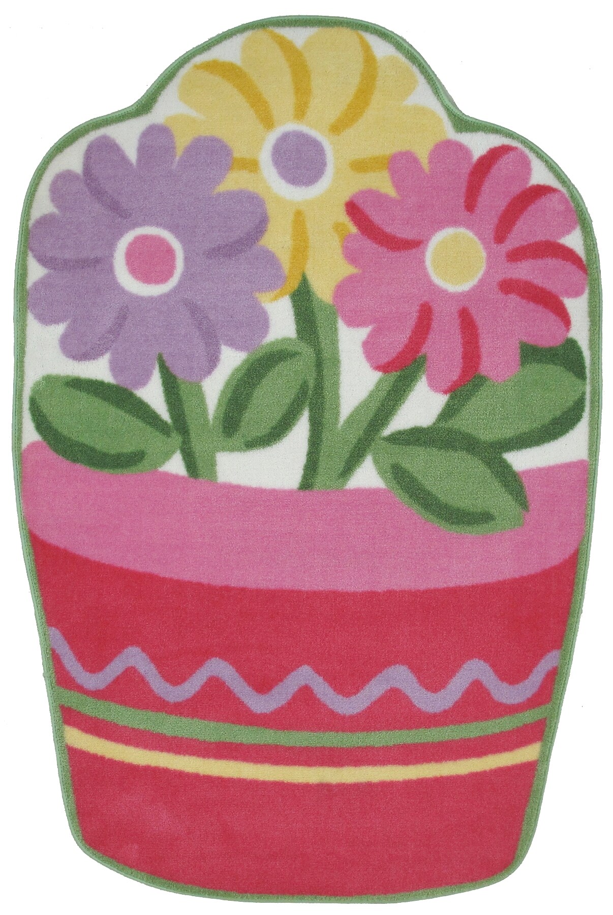 Fun Rugs FTS-135 3958 Fun Time Shape 3 x 4 Multi-color Irregular Indoor Floral/Botanical Area Rug