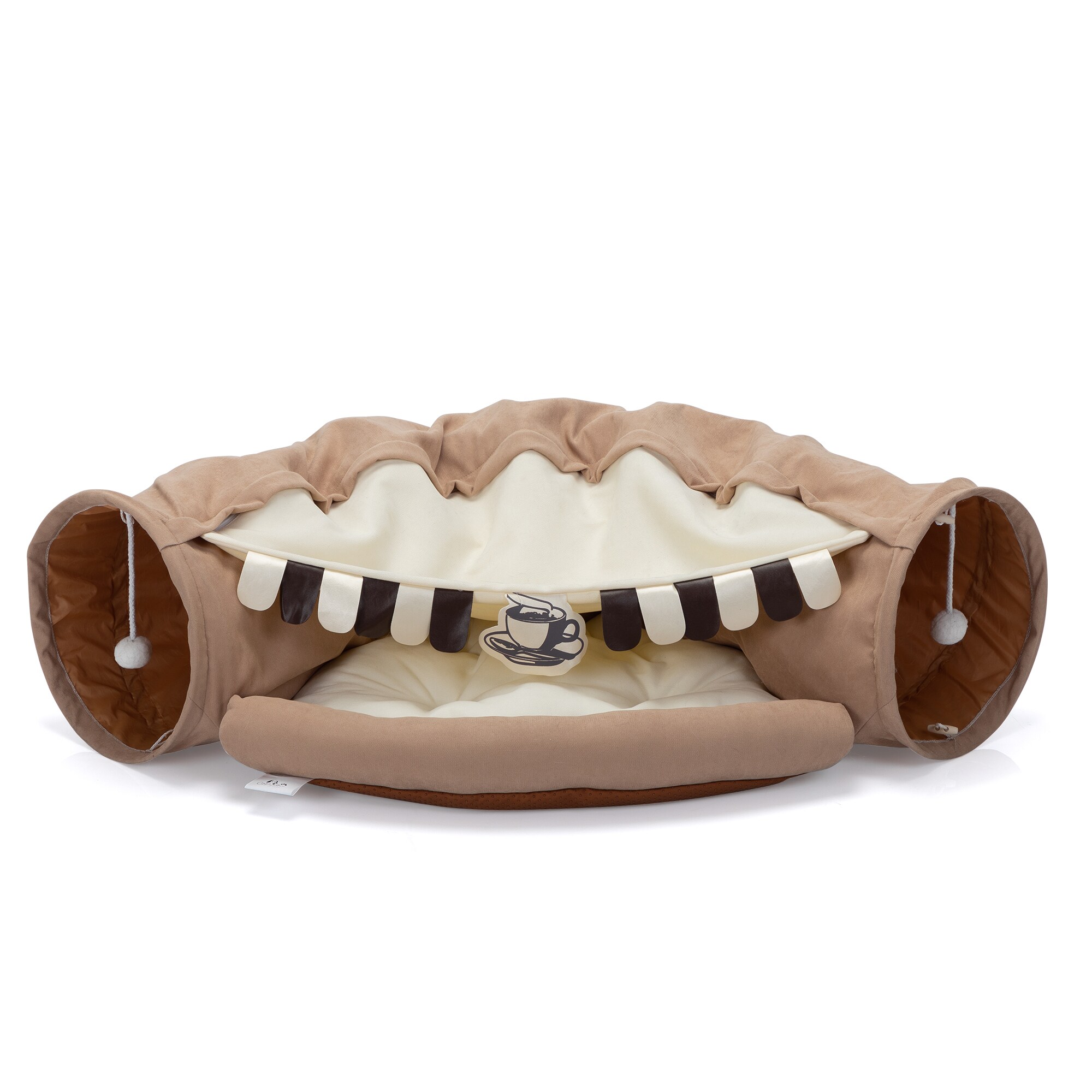 Coziwow CW12E0542 Brown Polyester Pillow (Any Size)