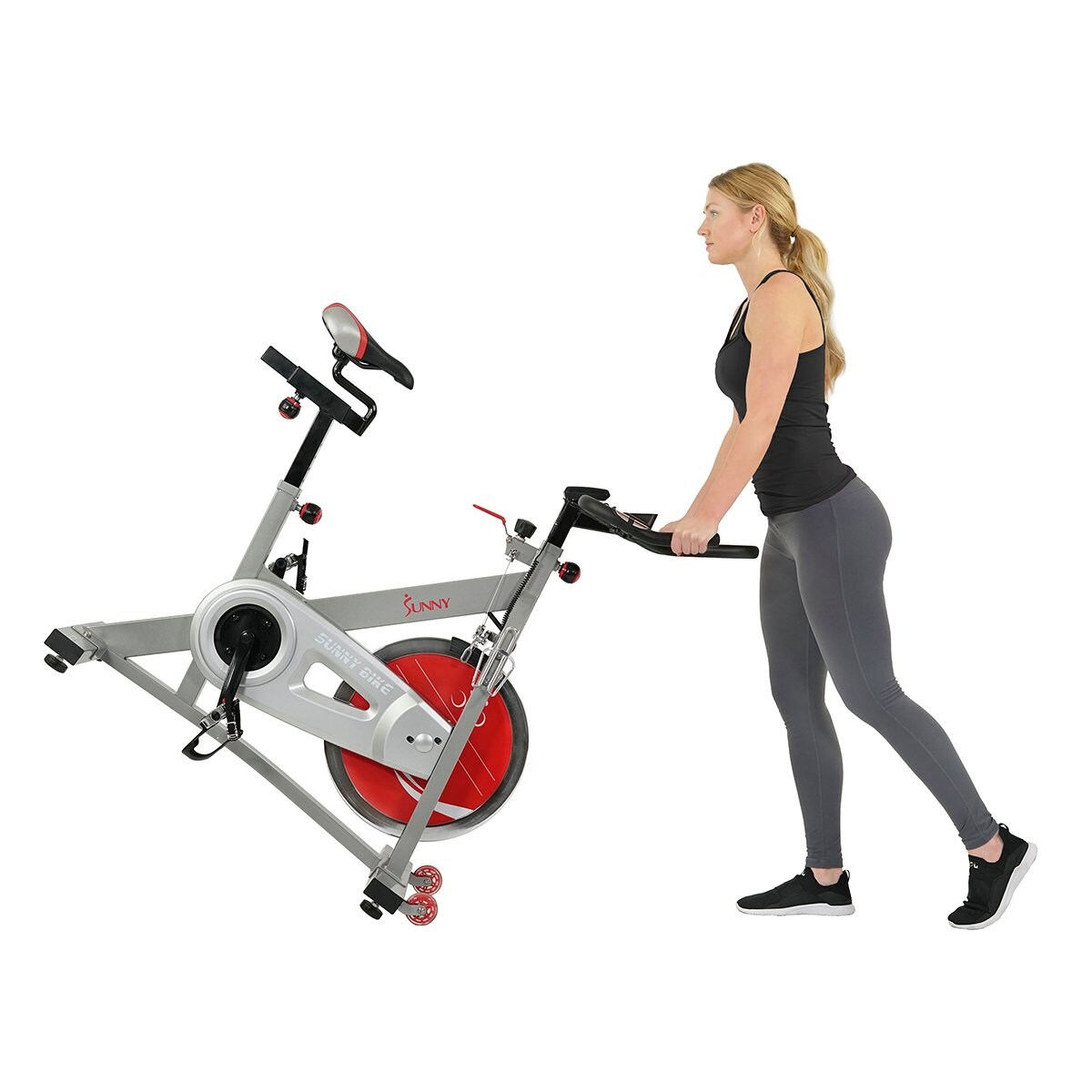 Sunny health and fitness indoor cycling hot sale exercise bike