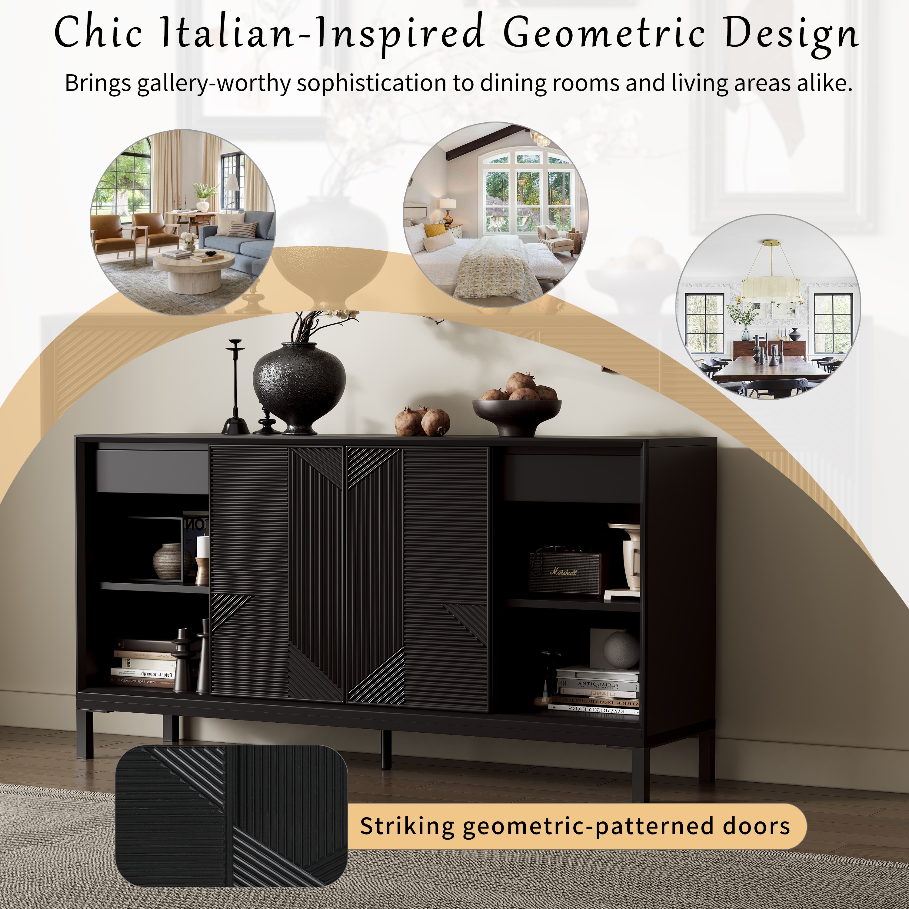 ModernLuxe N760P253319B Console-Sofa-Tables - View #3