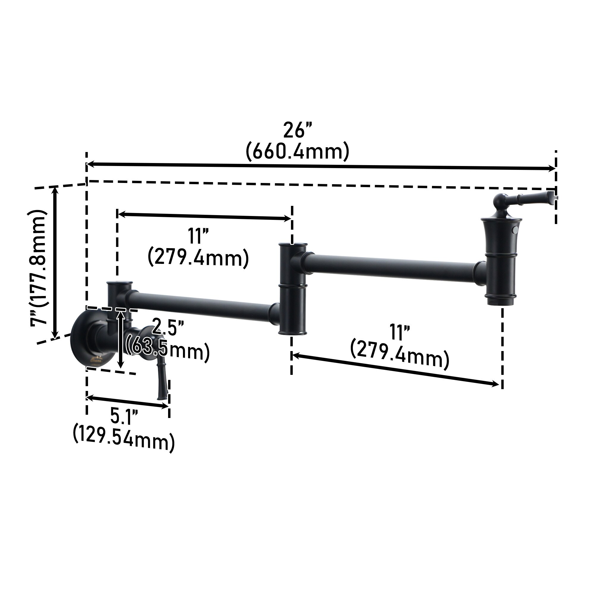 Clihome BM-KF2269B Kitchen-Faucets - View #2