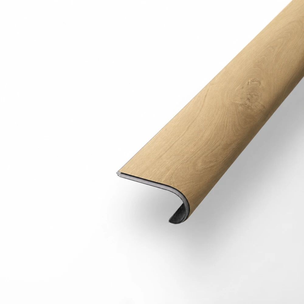 Flooret Flooret Modin LVP 48-in TruePlank Base Round Nosing - Windsor Base, Made from a Real Plank, Waterproof, Scratch-Resistant and Easy to Install, Flush Finish for Stairs