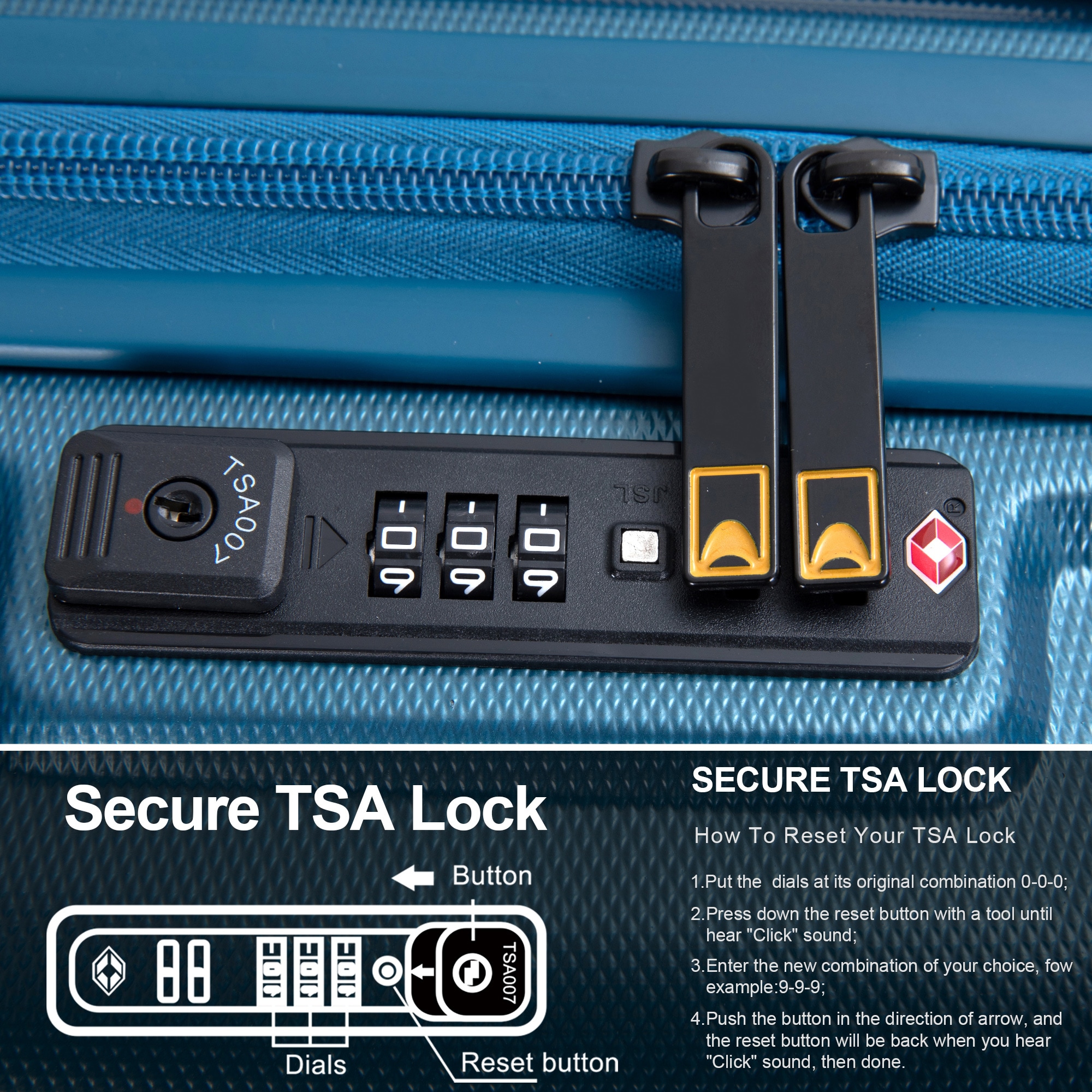 SINOFURN SYD9400016BL Luggage-And-Luggage-Sets - View #17