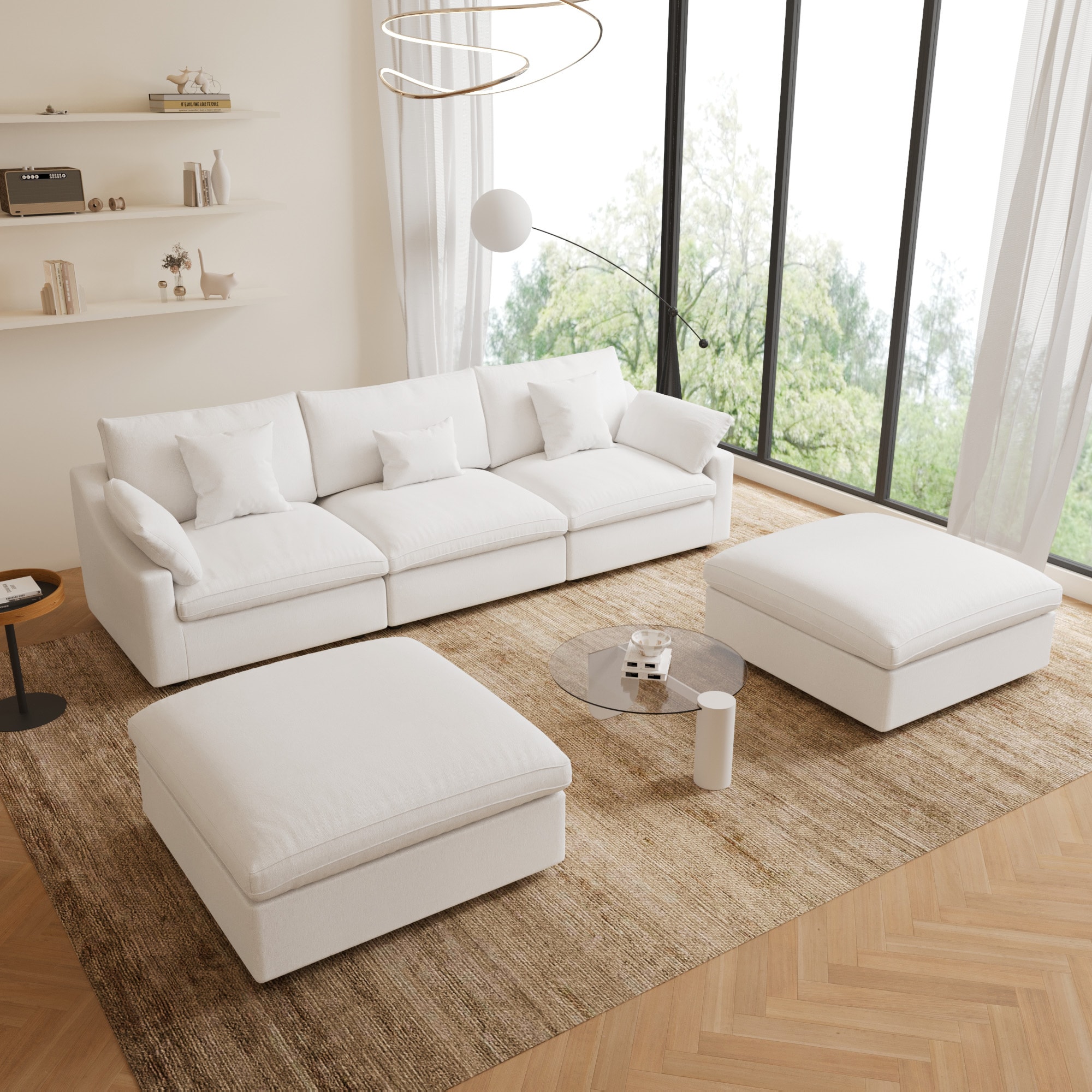 BuotiqHom DH-S3+2-140WE Sofas-Loveseats - View #2