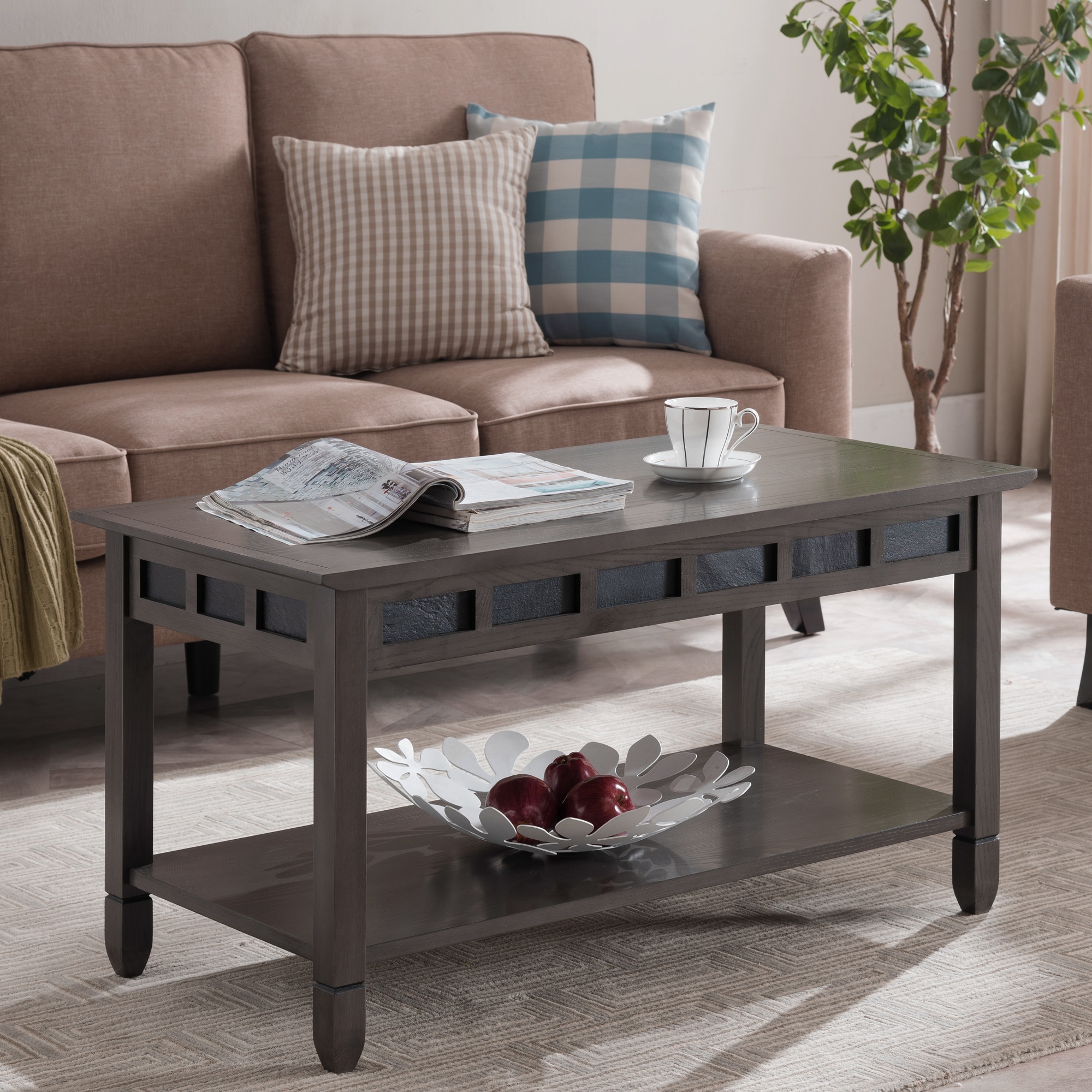 Leick Home 10058-GR Coffee-Tables - View #4