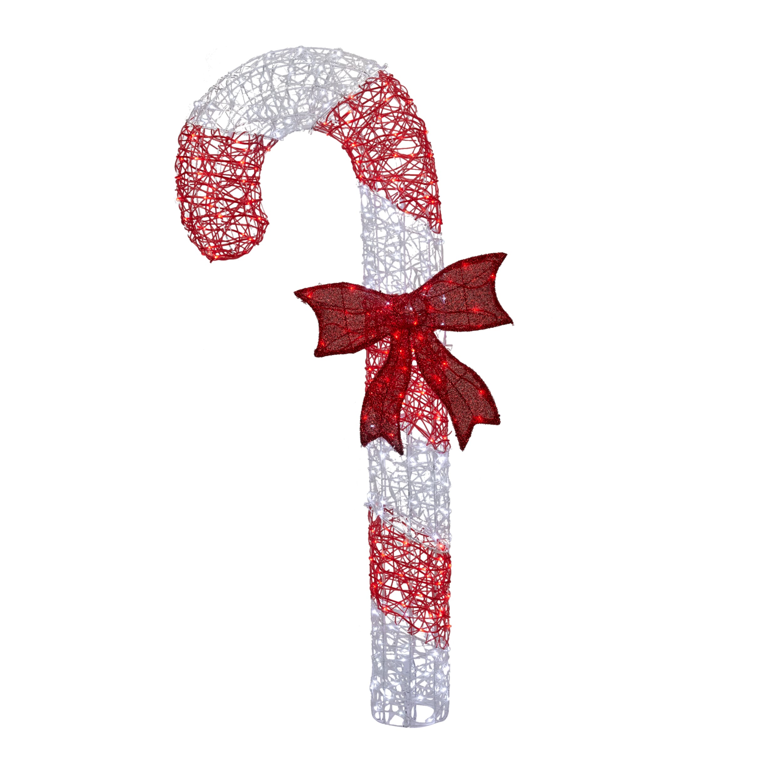 Holiday Living 5-ft LED Twinkling Candy Cane Yard Decoration at Lowes.com