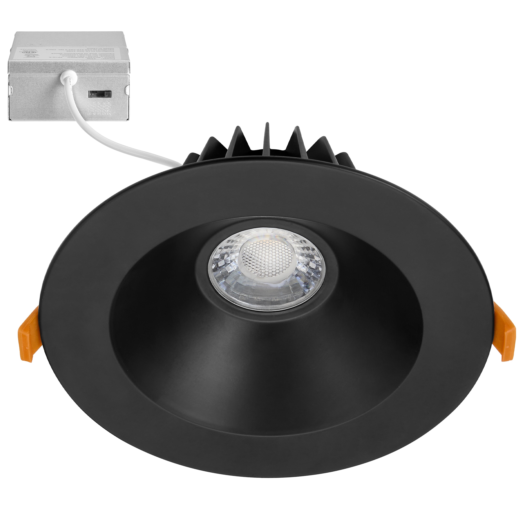 Ultra-Thin Black Aluminum LED Round Recessed Downlight