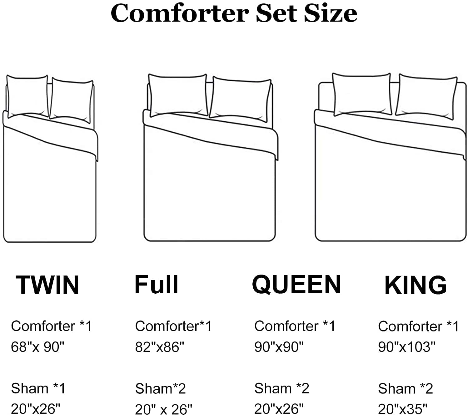 Shatex Bedding-Set 2-Piece Blue Full Comforter Set in the Bedding Sets ...