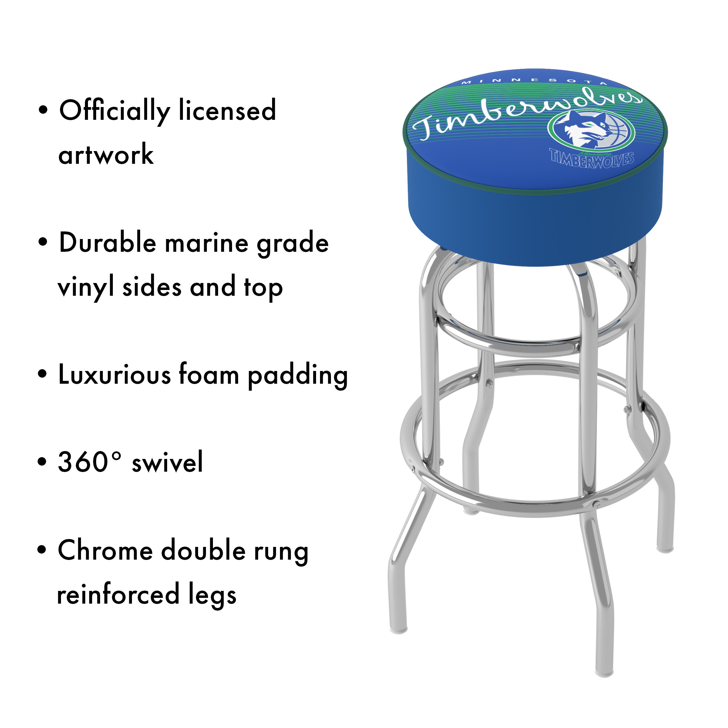 Trademark Gameroom NBA1000HC-MT-TWN stools - View #3